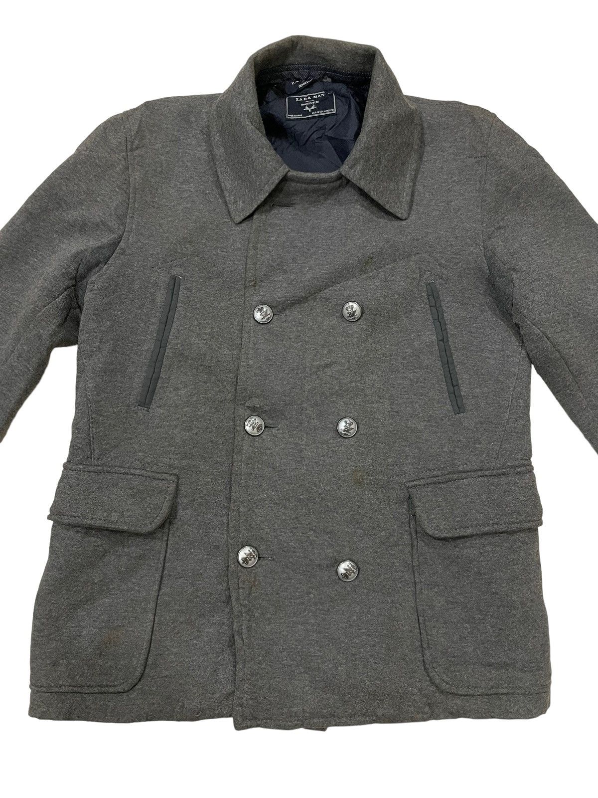 Zara Zara Man Denim Couture Sherpa Coat Jacket Size US M / EU 48-50 / 2 - 10 Thumbnail
