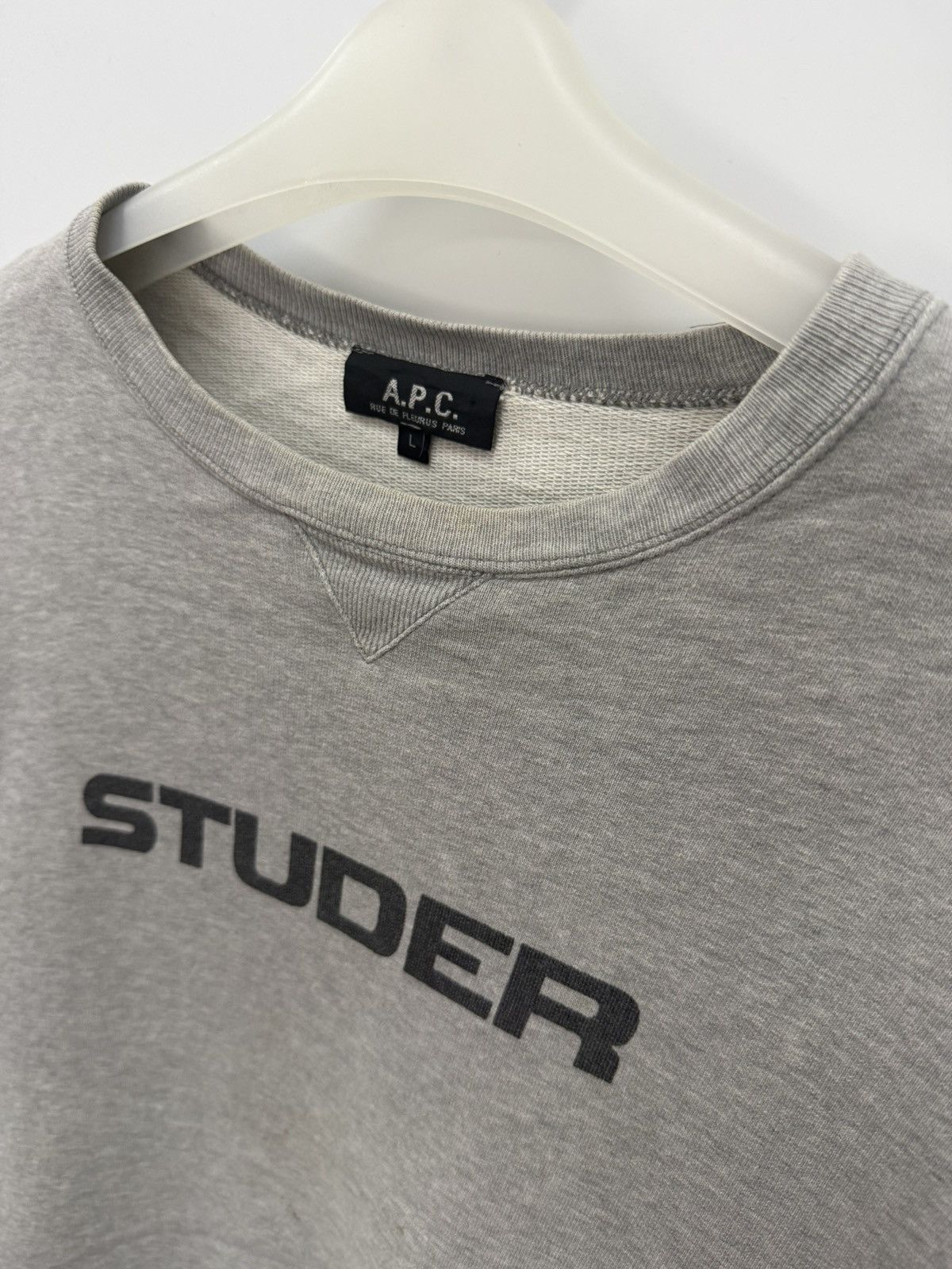 A.P.C. 🔥 A.P.C vintage Sweatshirt in Grey - L Size US L / EU 52-54 / 3 - 5 Thumbnail