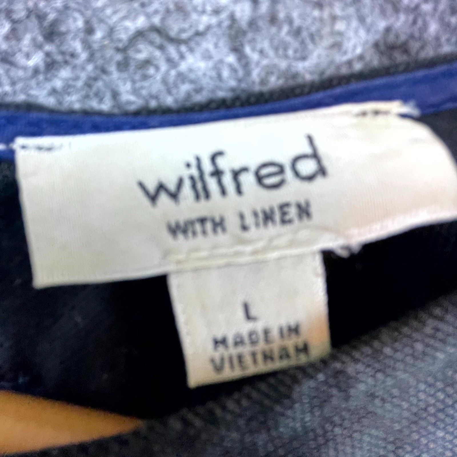 Aritzia Aritzia Wilfred Trompette Dress L Black Blue Summery Swing Size L / US 10 / IT 46 - 4 Thumbnail