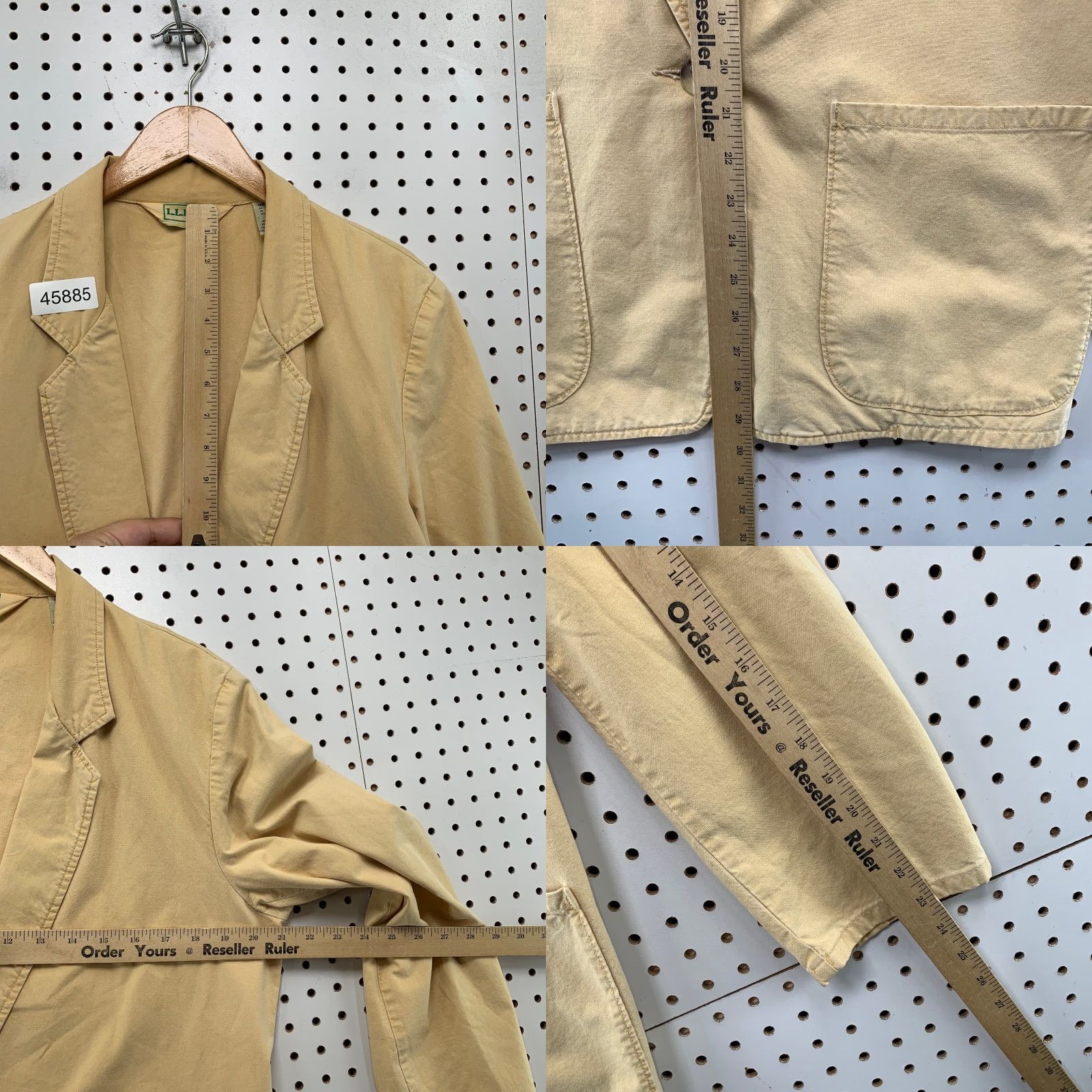 Vintage VINTAGE L.L. Bean Field Jacket Womens 12 Beige Canvas Lightweight Chore Coat 80s Casual 90s? Size XL / US 12-14 / IT 48-50 - 8 Thumbnail