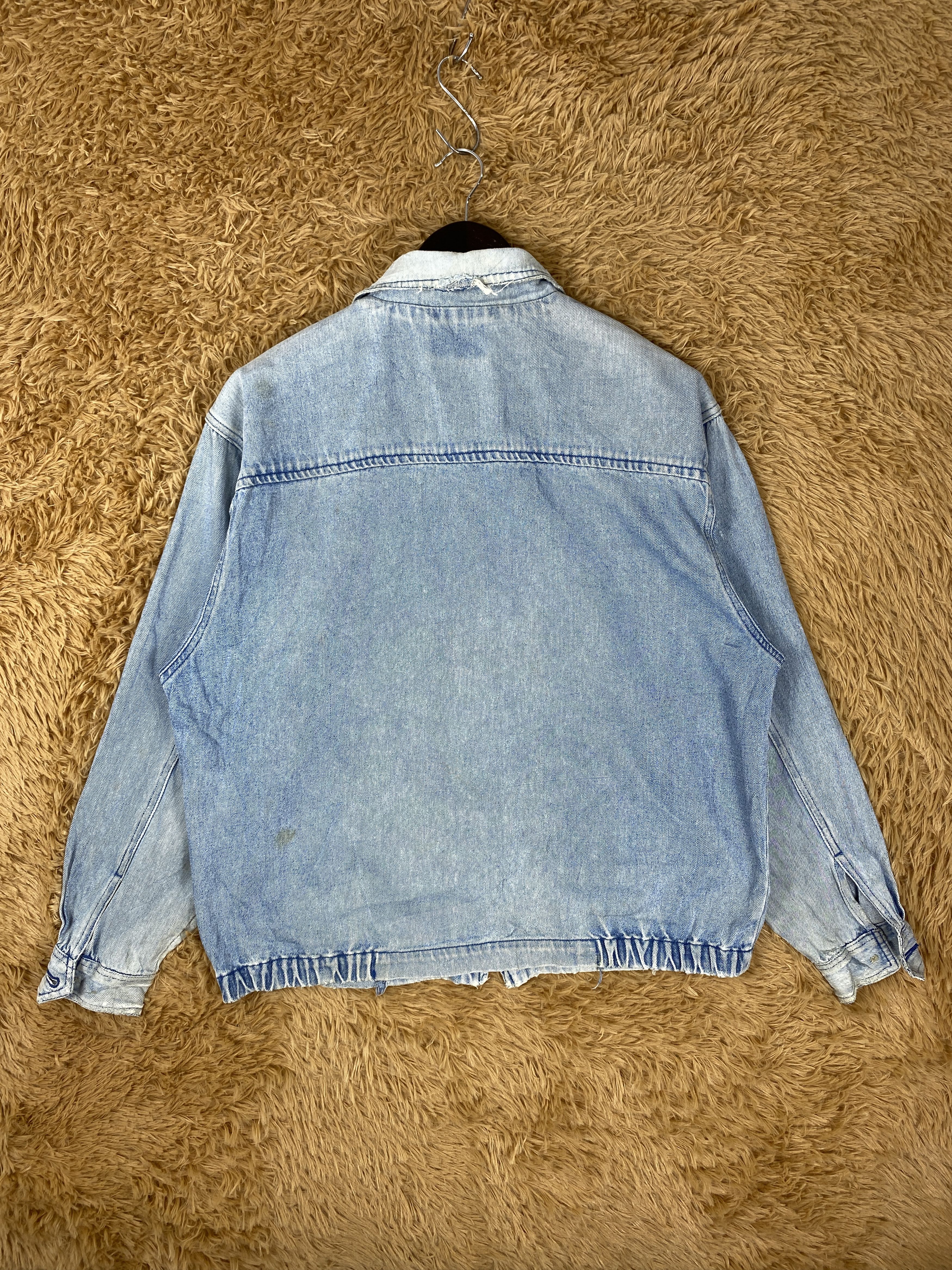 Japanese Brand Vintage Hill Crop Denim Jacket 90s Style J2139 Size US M / EU 48-50 / 2 - 8 Thumbnail