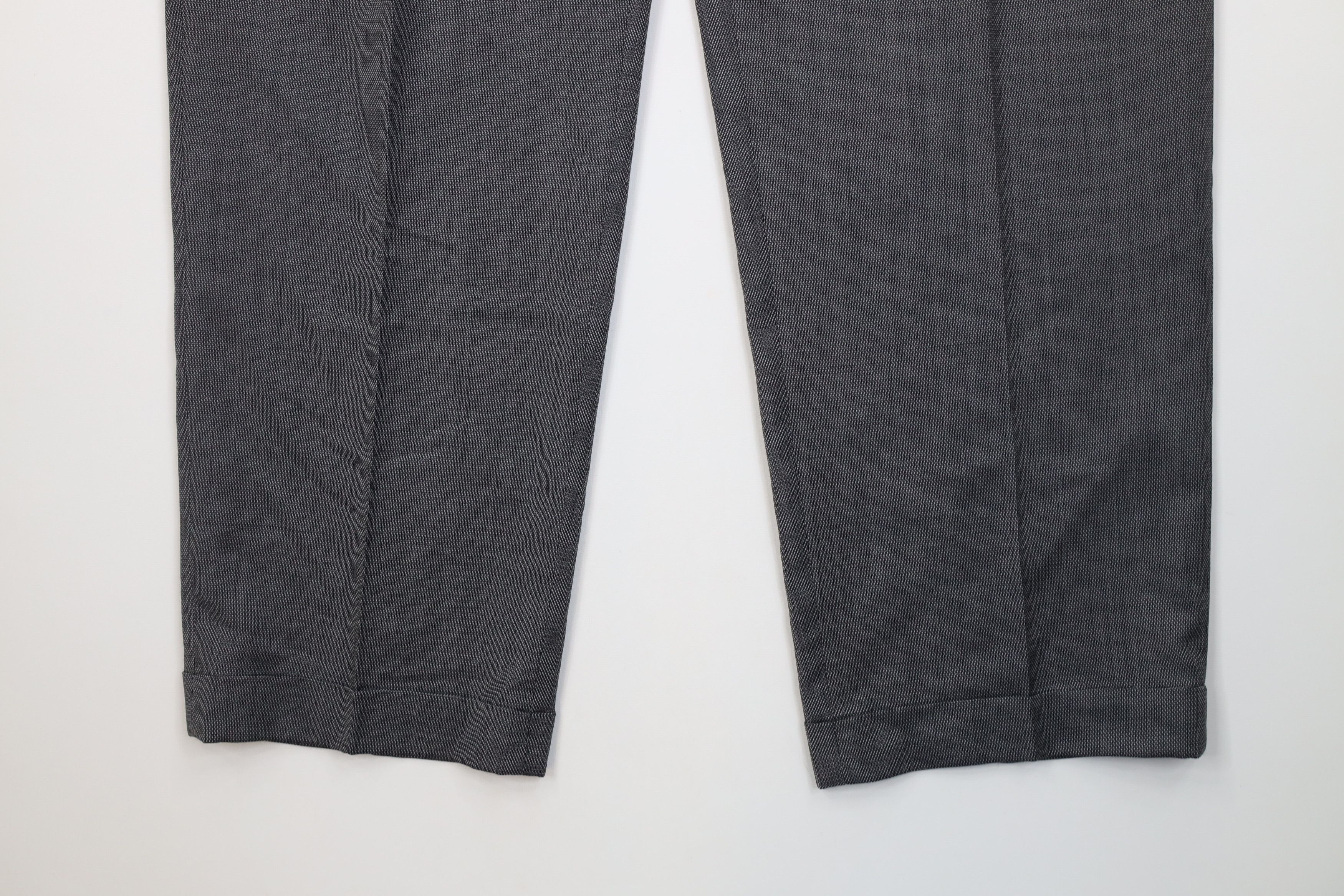 Vintage Vintage Streetwear 140s Wool Blend Wide Leg Chino Pants Size US 36 / EU 52 - 4 Thumbnail