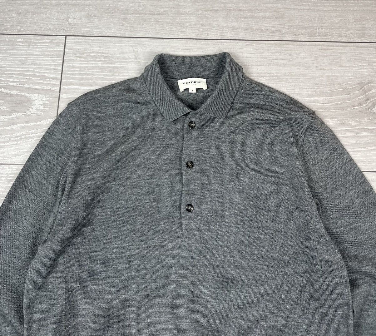 Other Octobre Editions Tight Knit Button Up Grey Sweater S Size Size US S / EU 44-46 / 1 - 4 Thumbnail