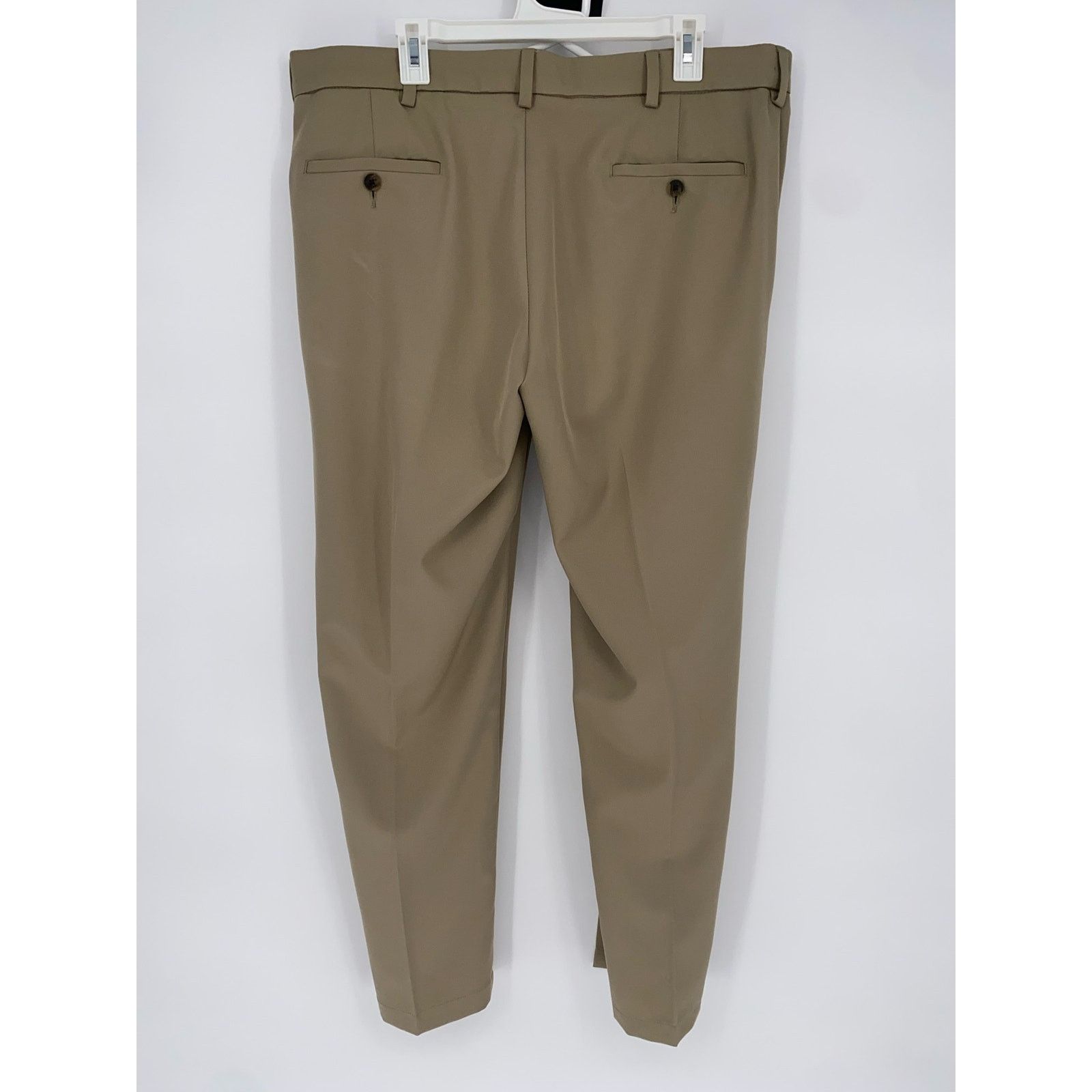 Haggar Haggar Cool 18 Pro Straight Fit Mens Chino Pants. 38”X32” Size US 38 / EU 54 - 3 Thumbnail