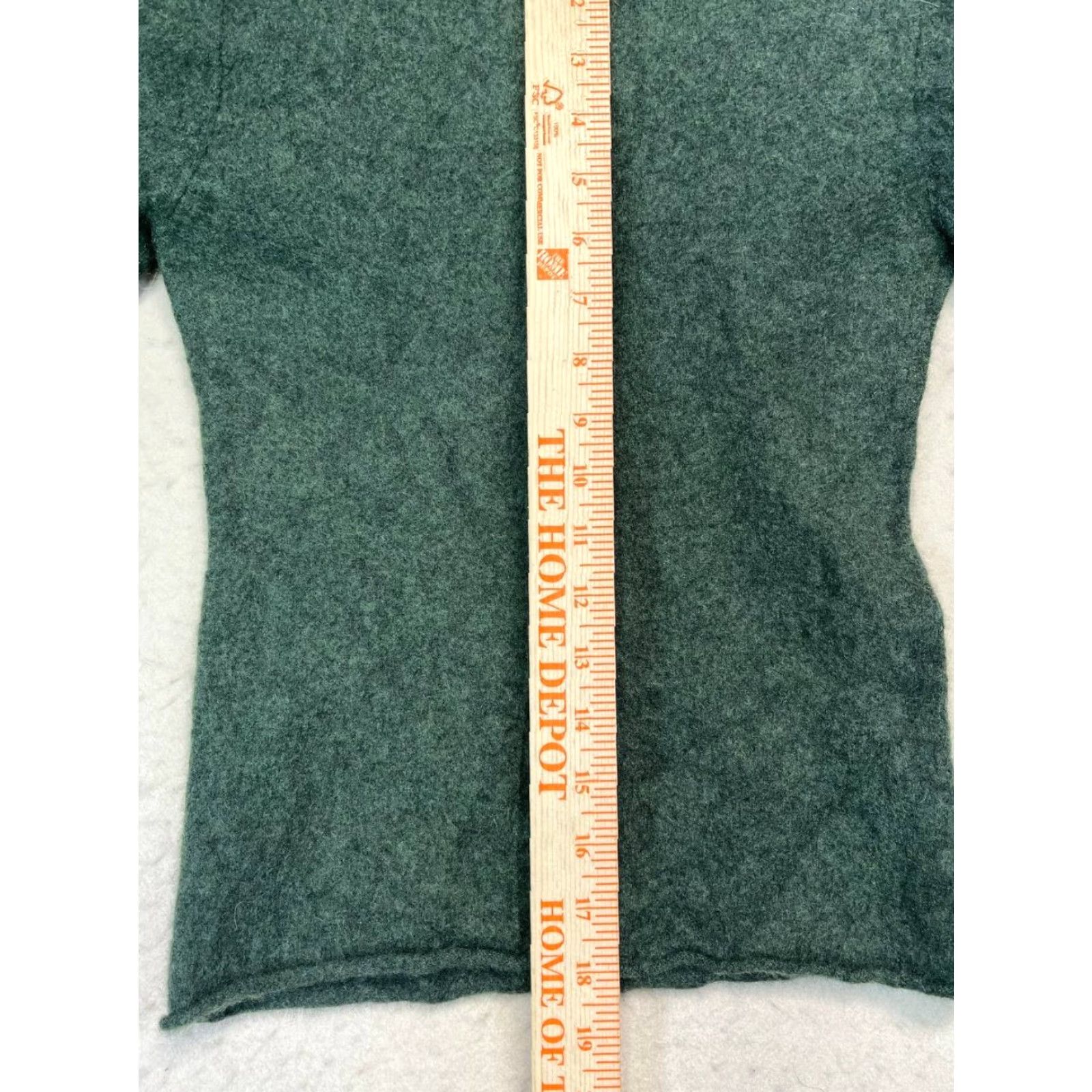 Vintage Sutton Studio Women’s Sweater V-Neck Cashmere XS-S Dark Olive Green Pullover Size XS / US 0-2 / IT 36-38 - 3 Thumbnail