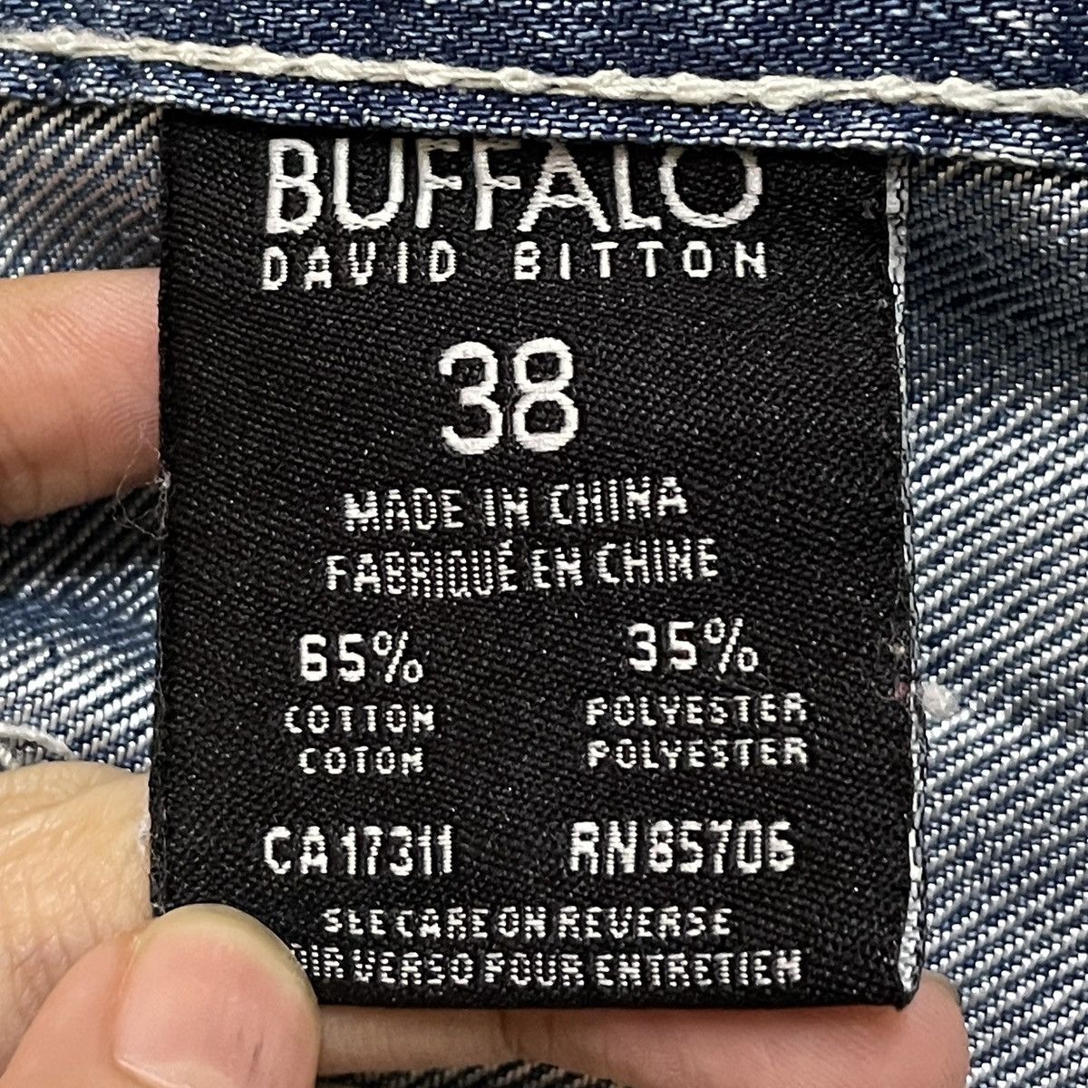 Buffalo David Bitton × Vintage Rare Design Vintage Buffalo David Bitton Baggy Jeans 2000s Size US 38 / EU 54 - 10 Thumbnail