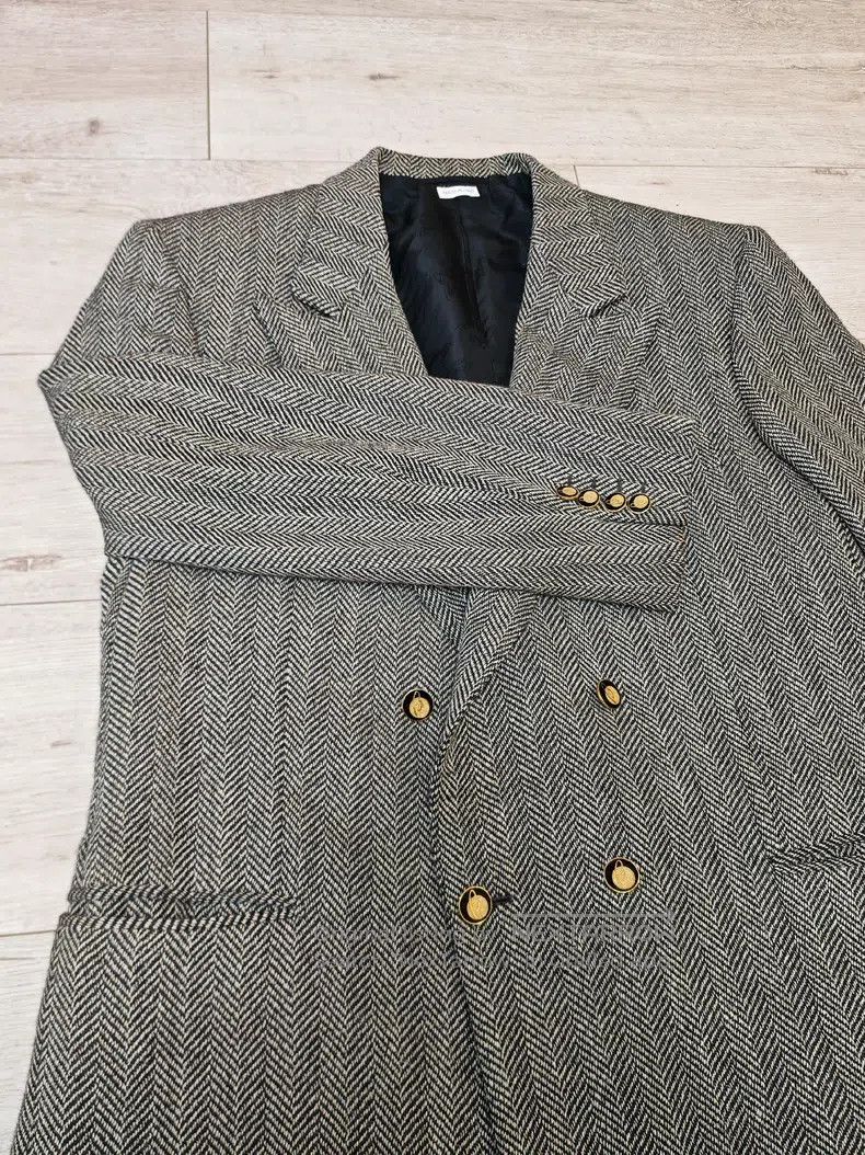 Brioni Brioni Alpaca herringbone winter coat Size US L / EU 52-54 / 3 - 7 Thumbnail