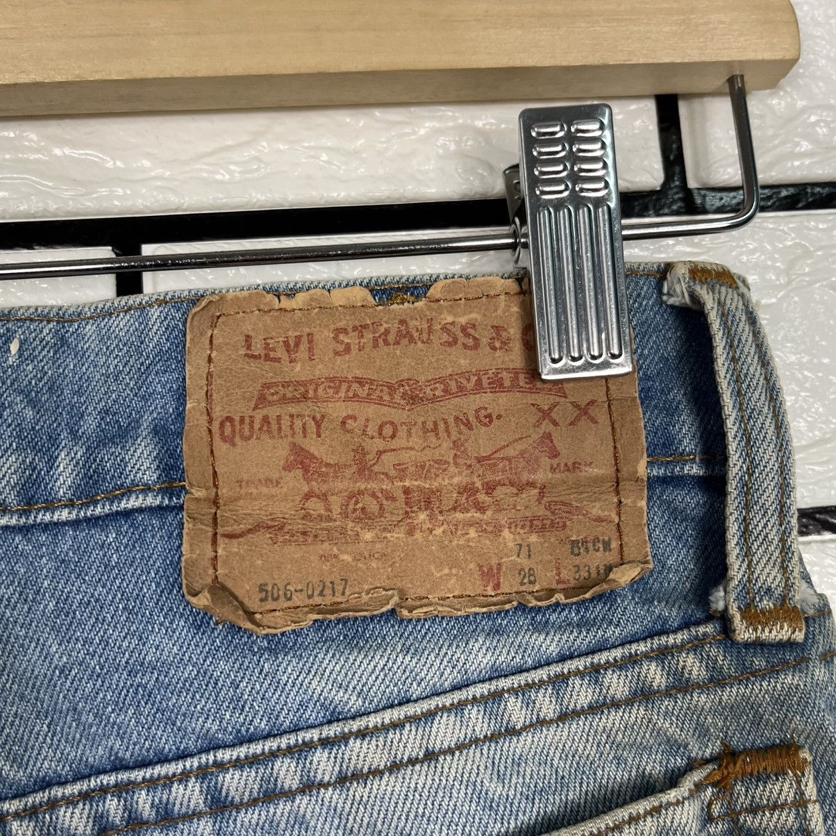 Levi's Vintage Clothing Vintage 80s Levis Lot 506-0217 Selvedge Distressed Denim Size US 26 / EU 42 - 11 Thumbnail