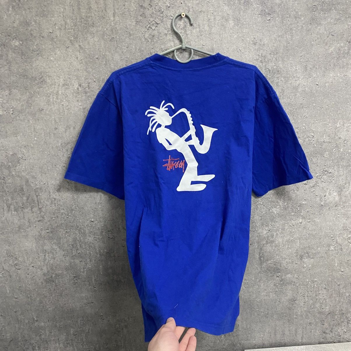 Stussy Vintage Stussy T Shirt Tee Big Logo Baggy 90s Size US L / EU 52-54 / 3 - 9 Thumbnail