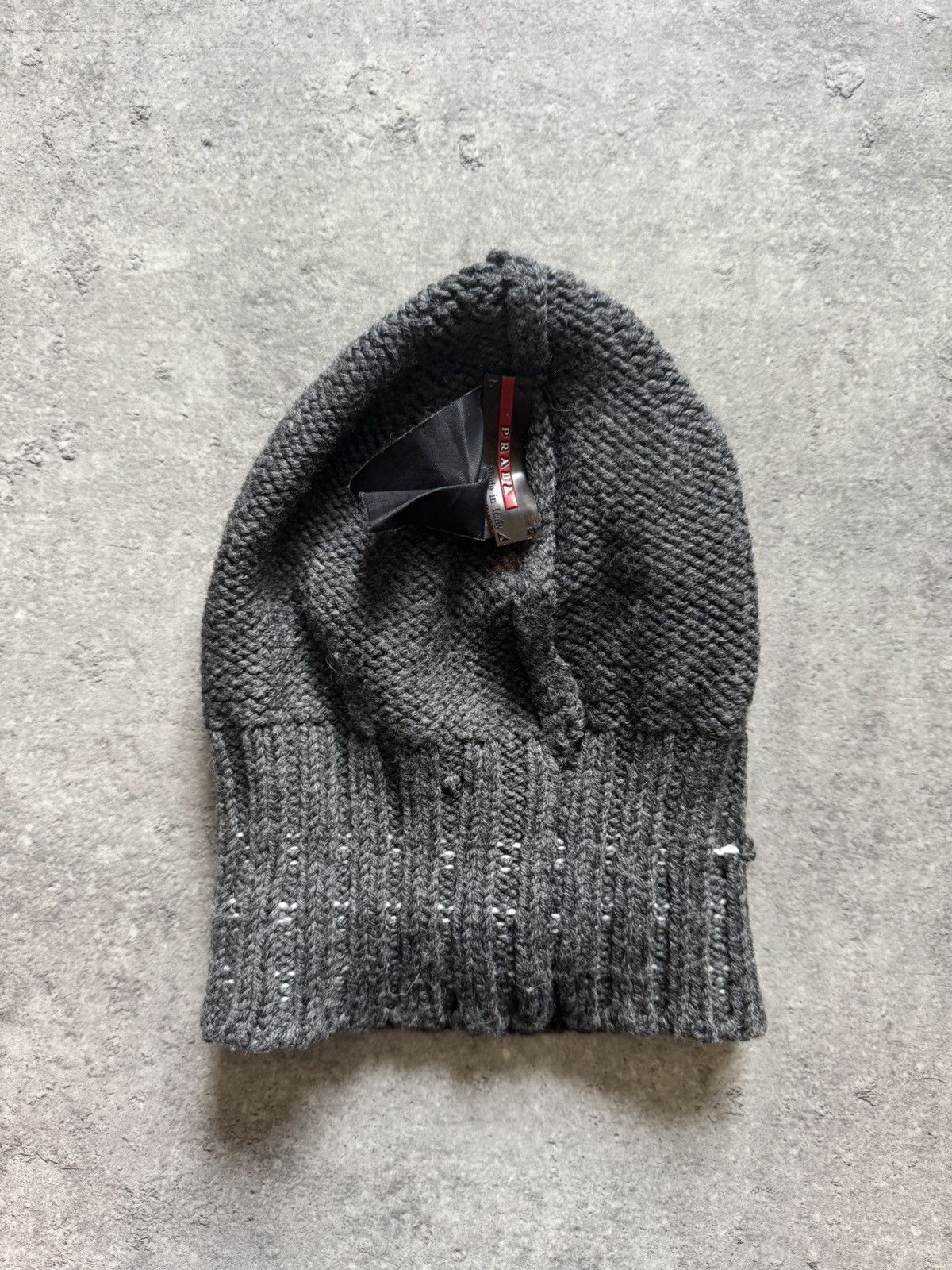 Prada Vintage Prada Red Tab Wool Hat Size ONE SIZE - 4 Thumbnail