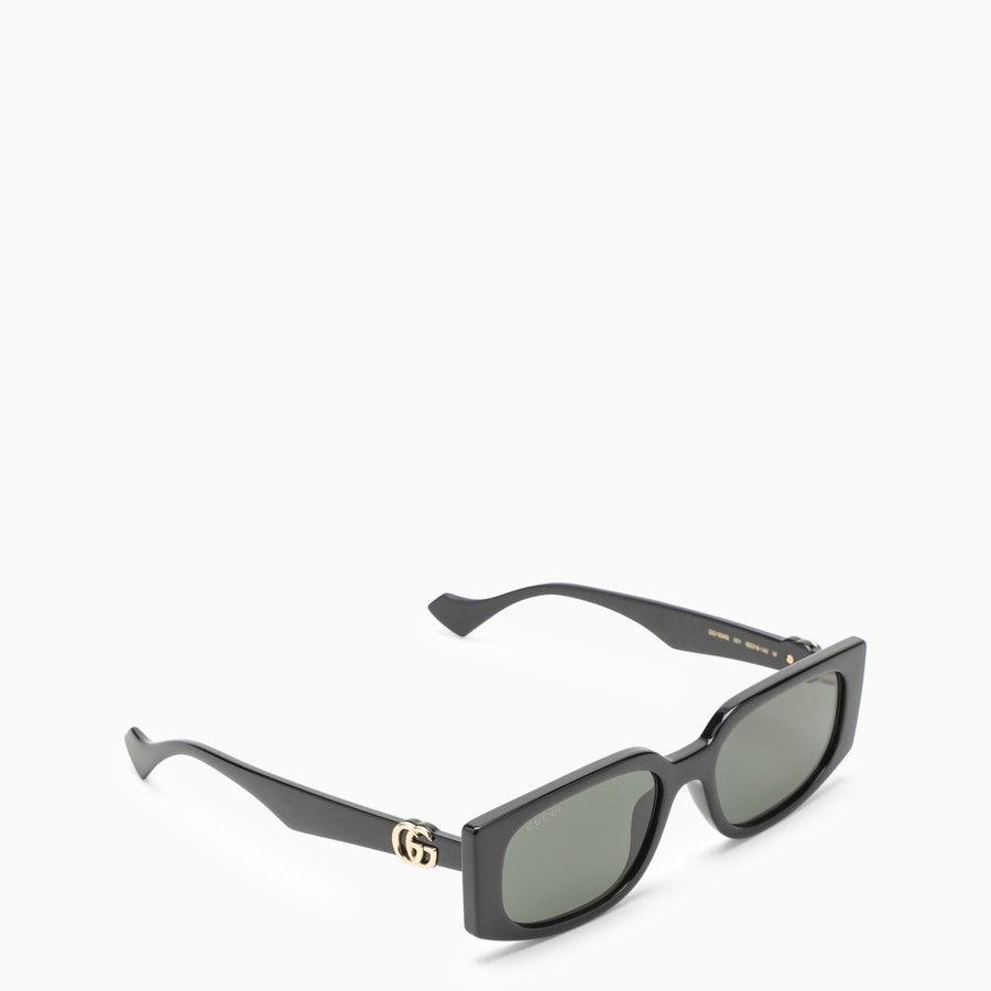 Gucci o1d2blof0824 Size: OS / Rectangular Sunglasses in Black Size ONE SIZE - 1 Thumbnail