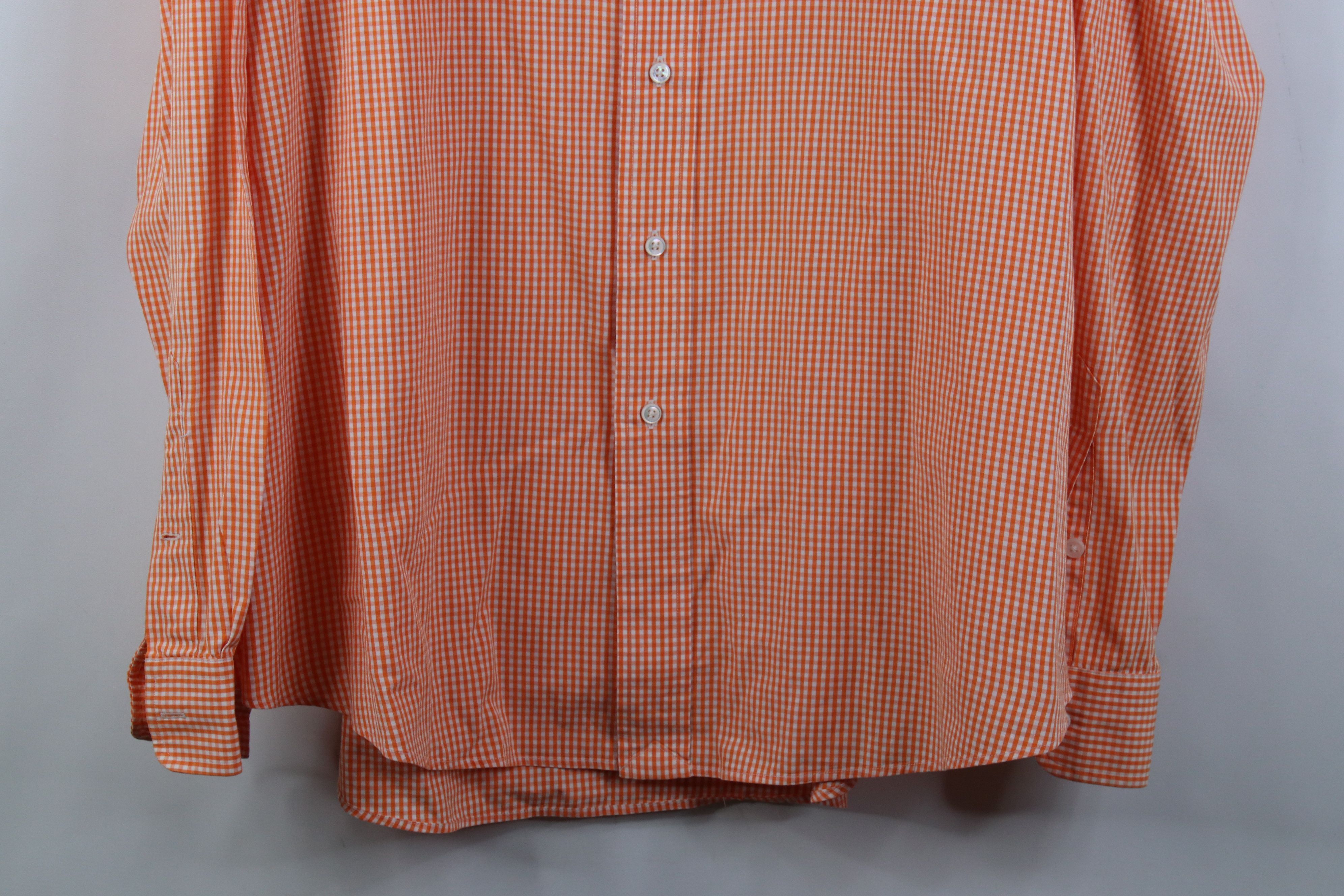 Polo Ralph Lauren Ralph Lauren Fine Two Ply 100s Button Shirt Gingham Plaid Size US XL / EU 56 / 4 - 3 Thumbnail