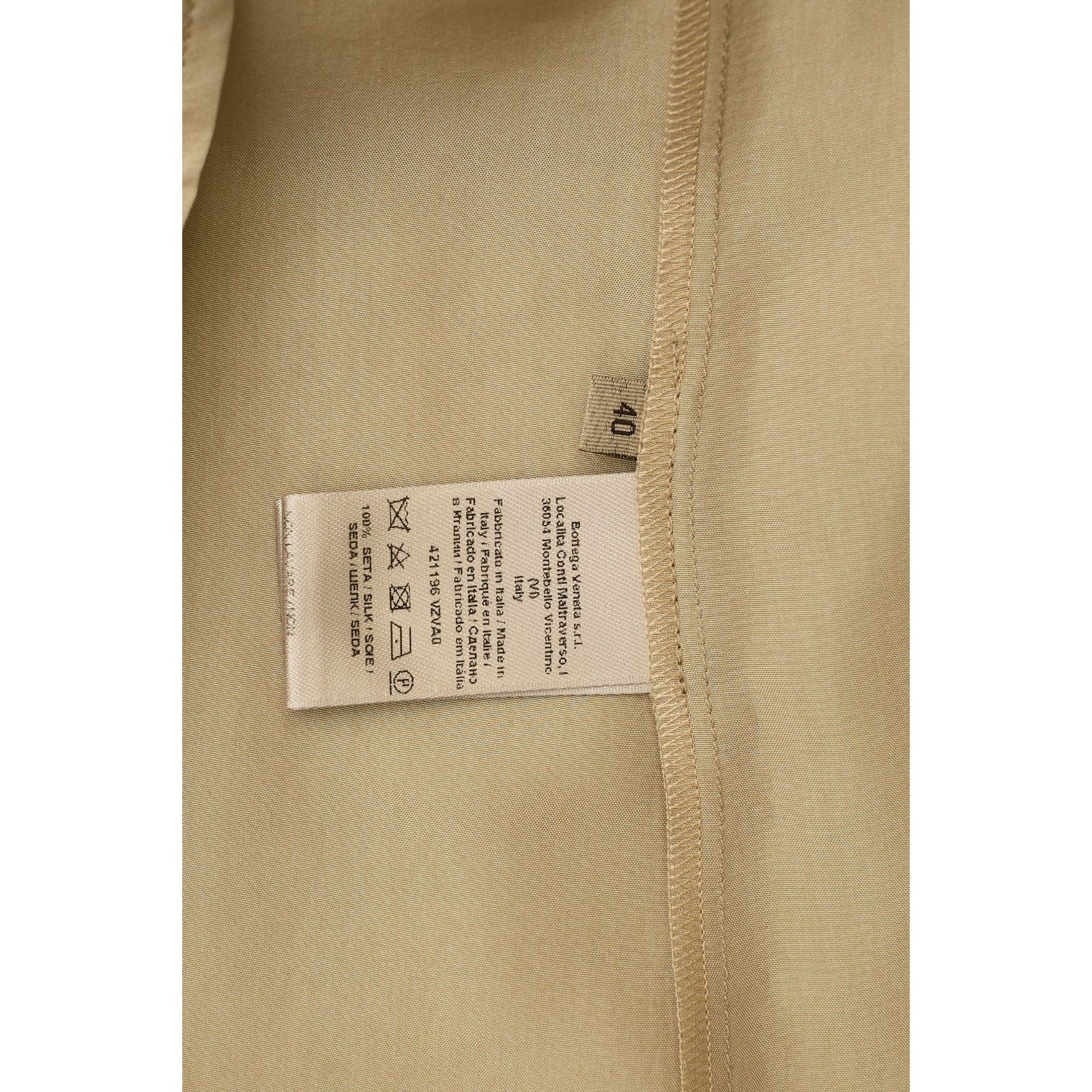 Bottega Veneta Ivory Silk Sleeveless Top Size S / US 4 / IT 40 - 4 Thumbnail