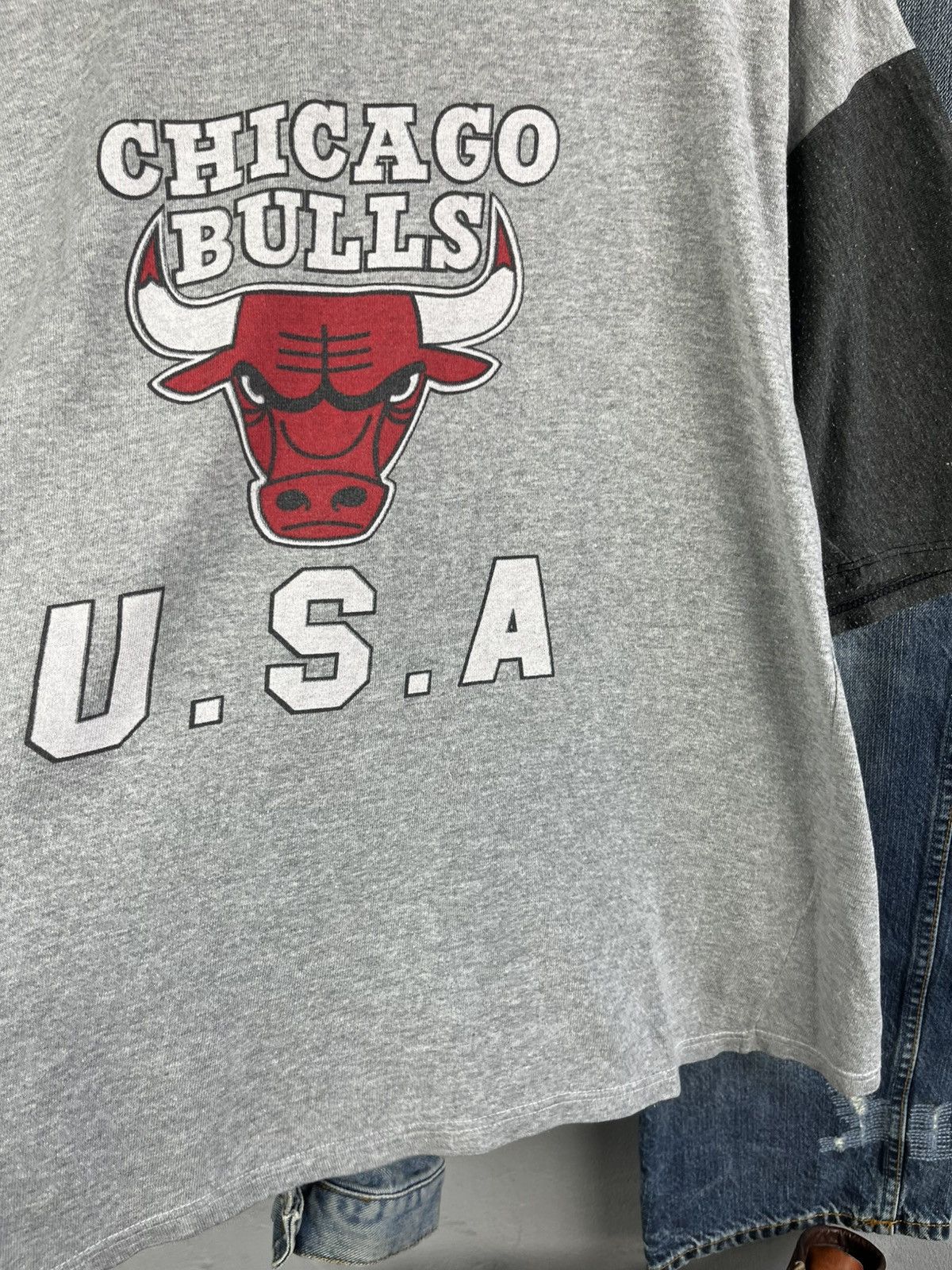 Vintage Chicago Bulls USA big logo Size US M / EU 48-50 / 2 - 3 Thumbnail