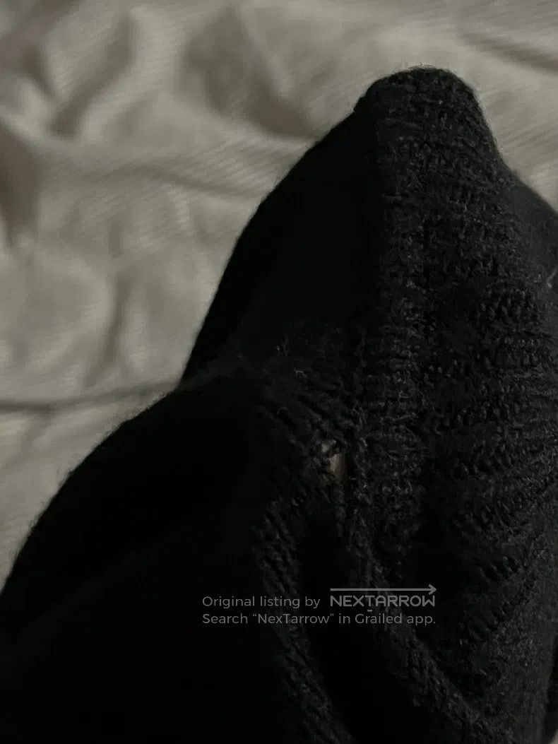 Rick Owens RICK OWENS Autumn black cashmere and wool blended cardigan Size US L / EU 52-54 / 3 - 3 Thumbnail