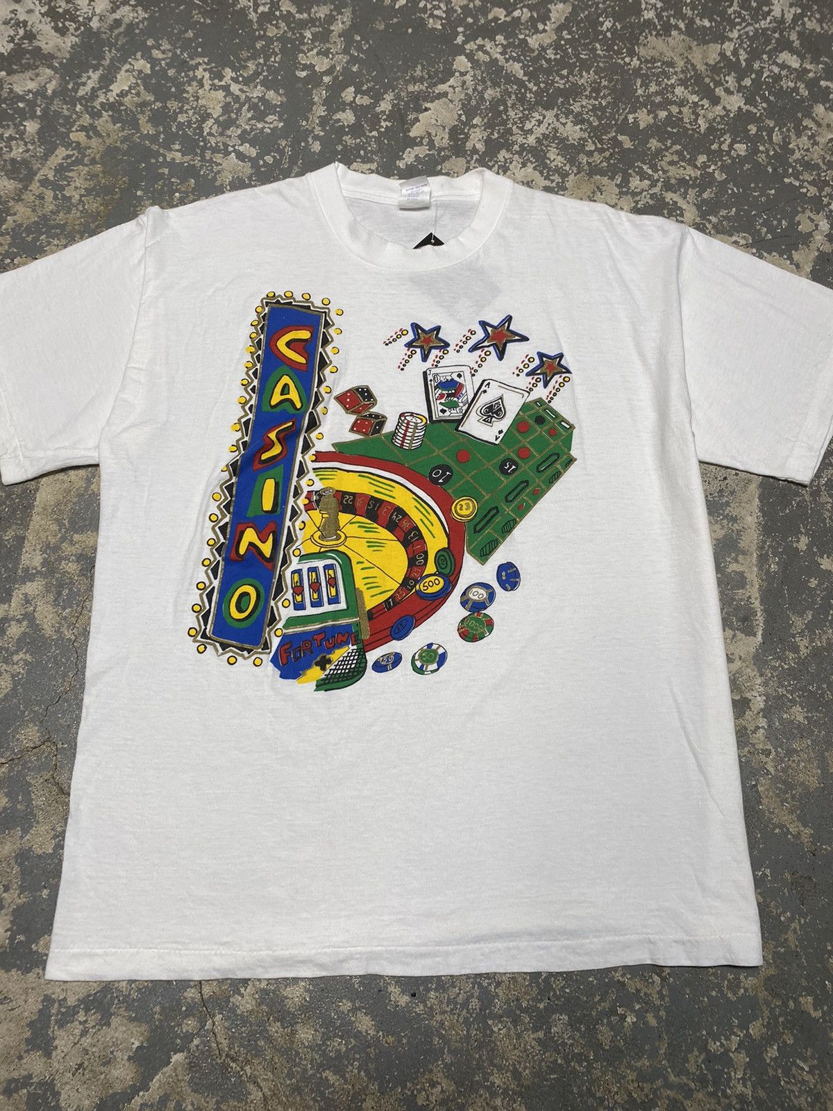 Japanese Brand × Vintage Vintage Las Vegas Casino 90s New Old Stock Tshirt Size US L / EU 52-54 / 3 - 6 Thumbnail
