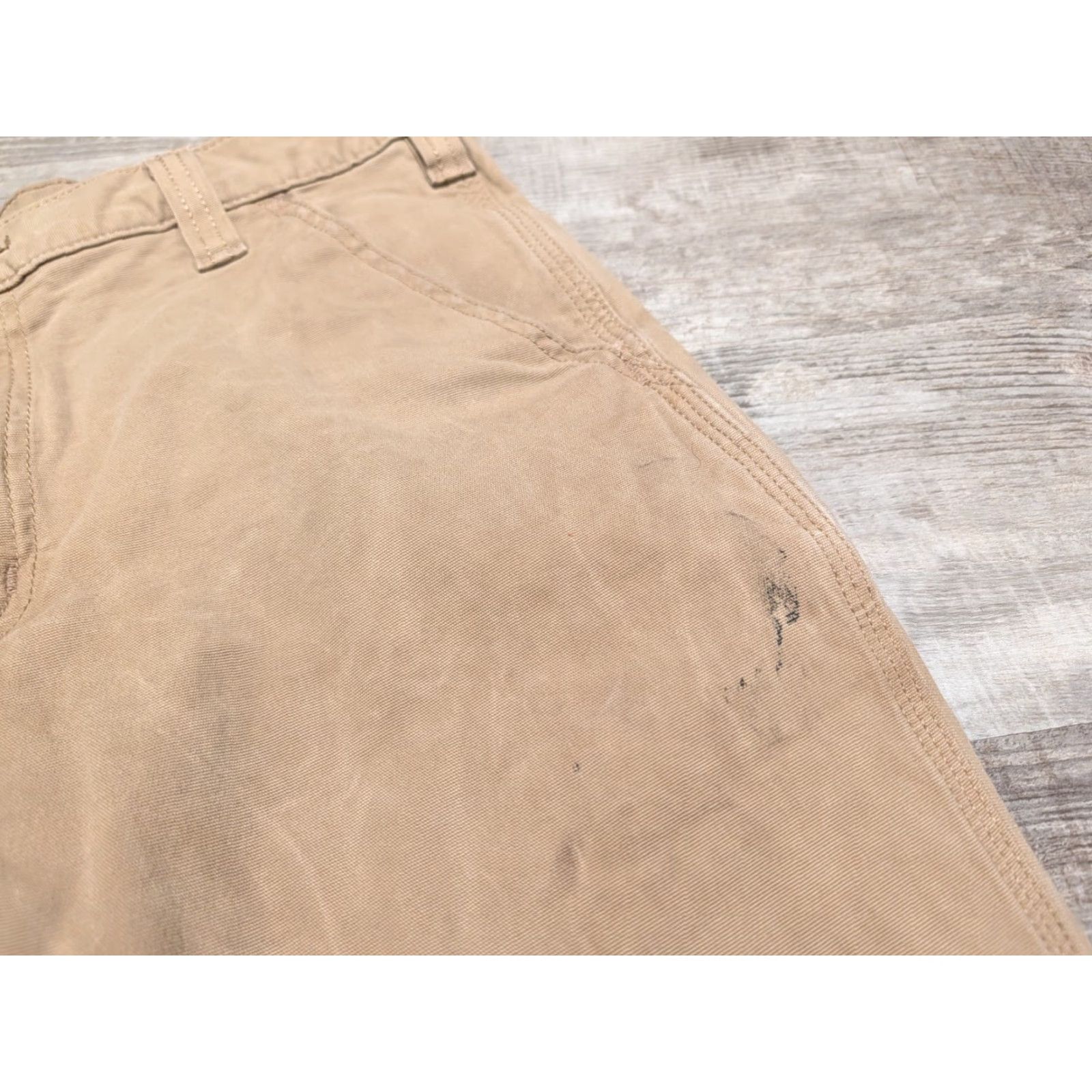 Carhartt Carhartt Relaxed Fit Utility Pants Mens 34x30 Tan Twill Workwear Pants Size US 34 / EU 50 - 5 Thumbnail