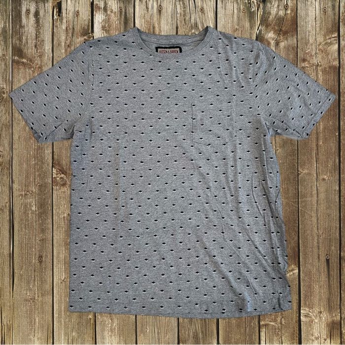 Hudson Barrow Hudson and Barrows gray patterned shirt Grailed