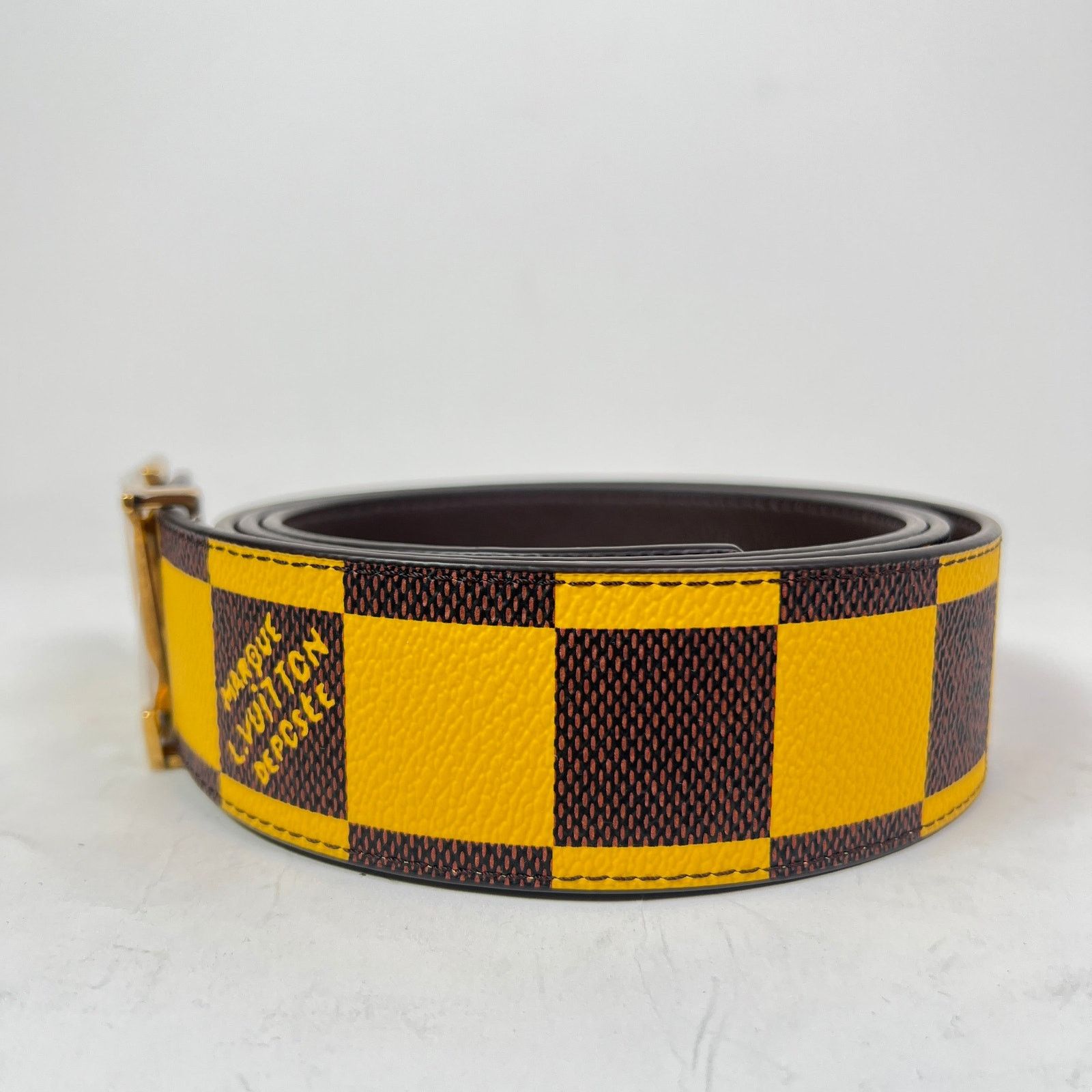 Louis Vuitton Louis Vuitton Damier Pop LV Initiales 40MM Belt Size 38 - 2 Thumbnail