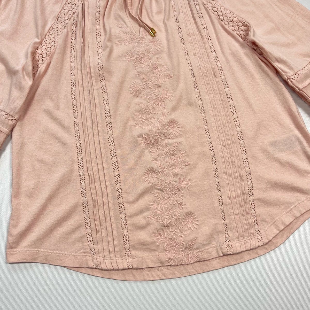 Ralph Lauren Lauren Ralph Lauren Embroidered Blouse Shirt Pink Size S Size S / US 4 / IT 40 - 8 Thumbnail
