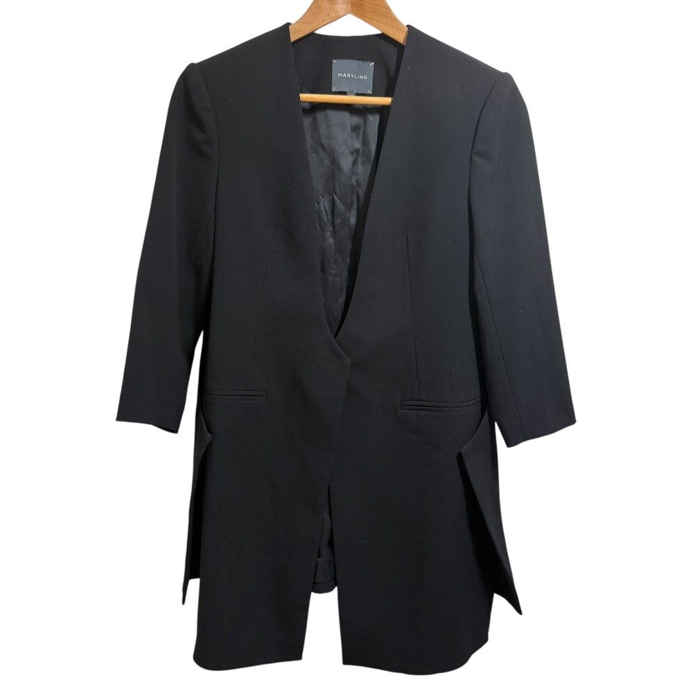 Other Other MARYLING Design Collarless Jacket Others Outerwear DUTY FREE for USA Size ONE SIZE - 1 Thumbnail