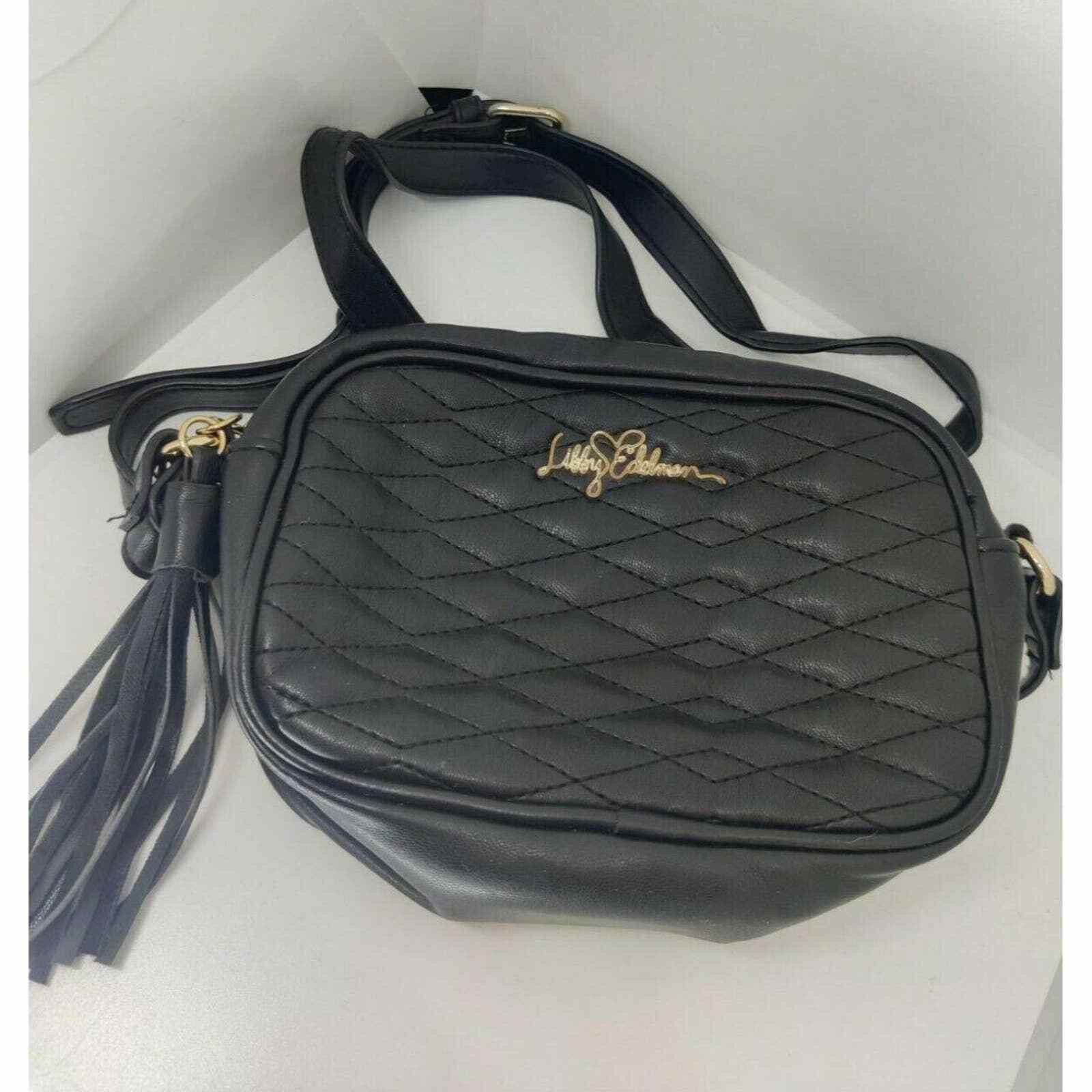 Other Libby Edelman Black Mini Crossbody Quilted Tassle Purse Bag Size ONE SIZE - 2 Thumbnail