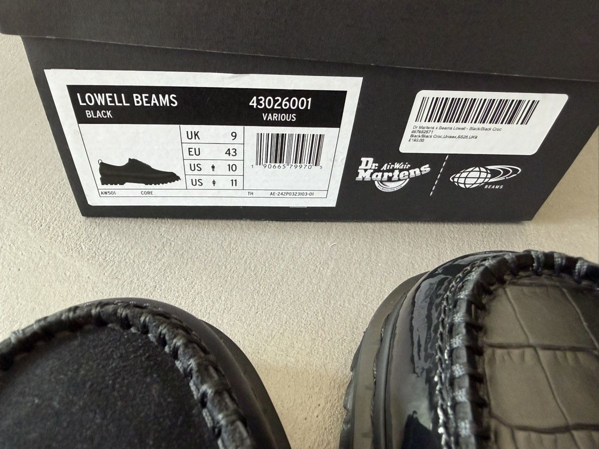 Dr. Martens Dr Martens x Beams Lowell Crazy Pattern Suede Leather Shoe Size US 10 / EU 43 - 8 Thumbnail