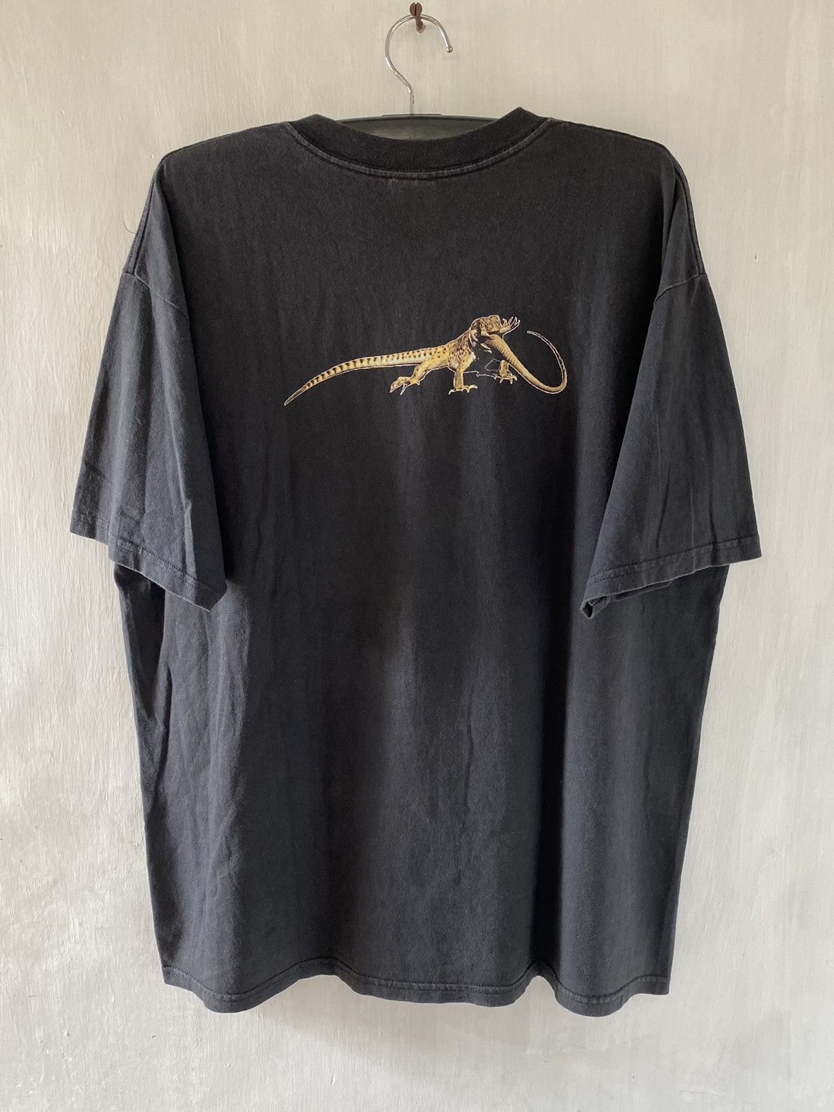 12【ヴィンテージ復刻】アークテリクス　リザードTシャツ　XL 希少デザイン　黒 Arc'teryx × Vintage Rare! Vintage Arc'teryx Lizard Double Sided