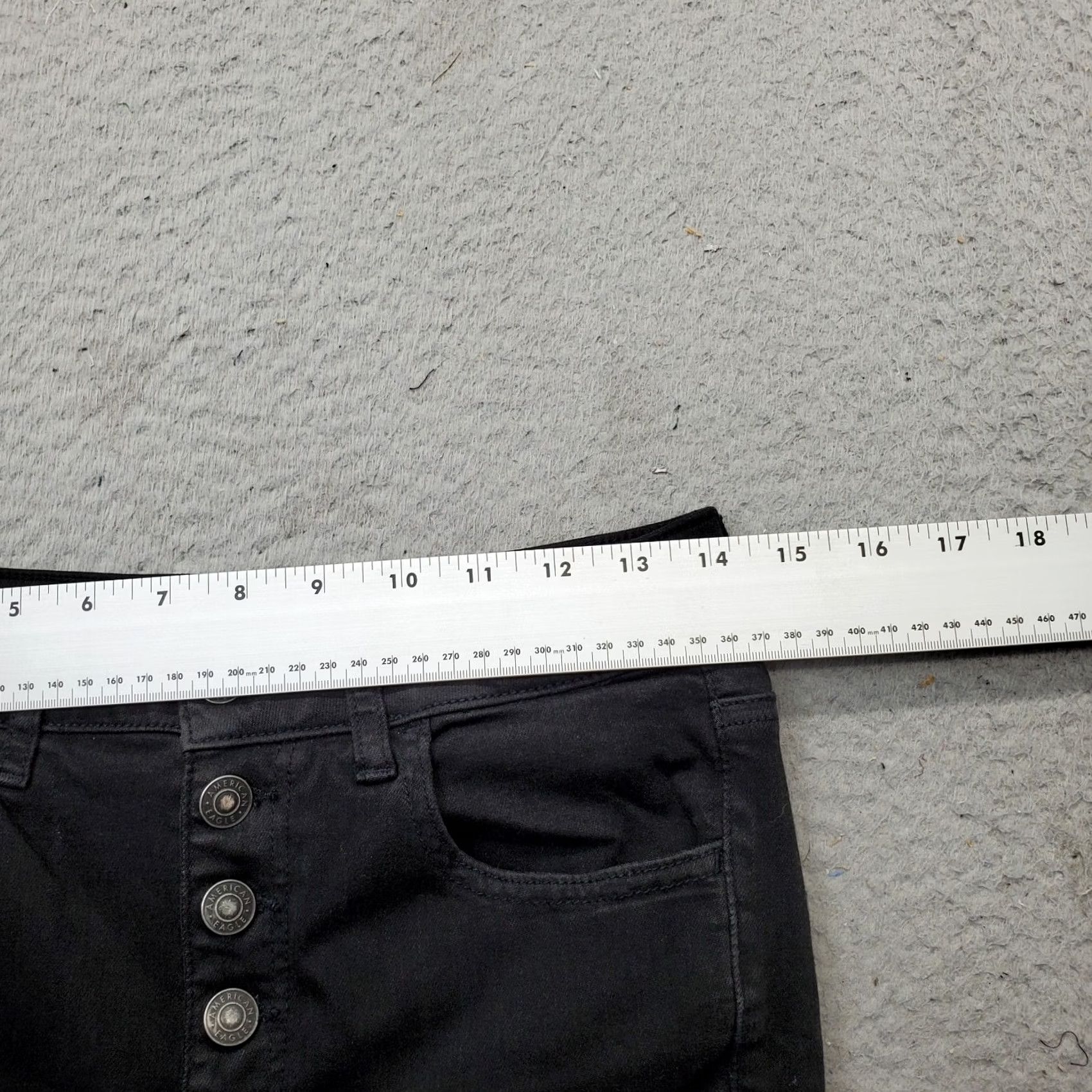 American Eagle Outfitters American Eagle Outfitters Jeans Women 6 Black Skinny 5-Pocket Next Level Stretch 28" Inseam Distressed? No Size 28" / US 6 / IT 42 - 5 Thumbnail