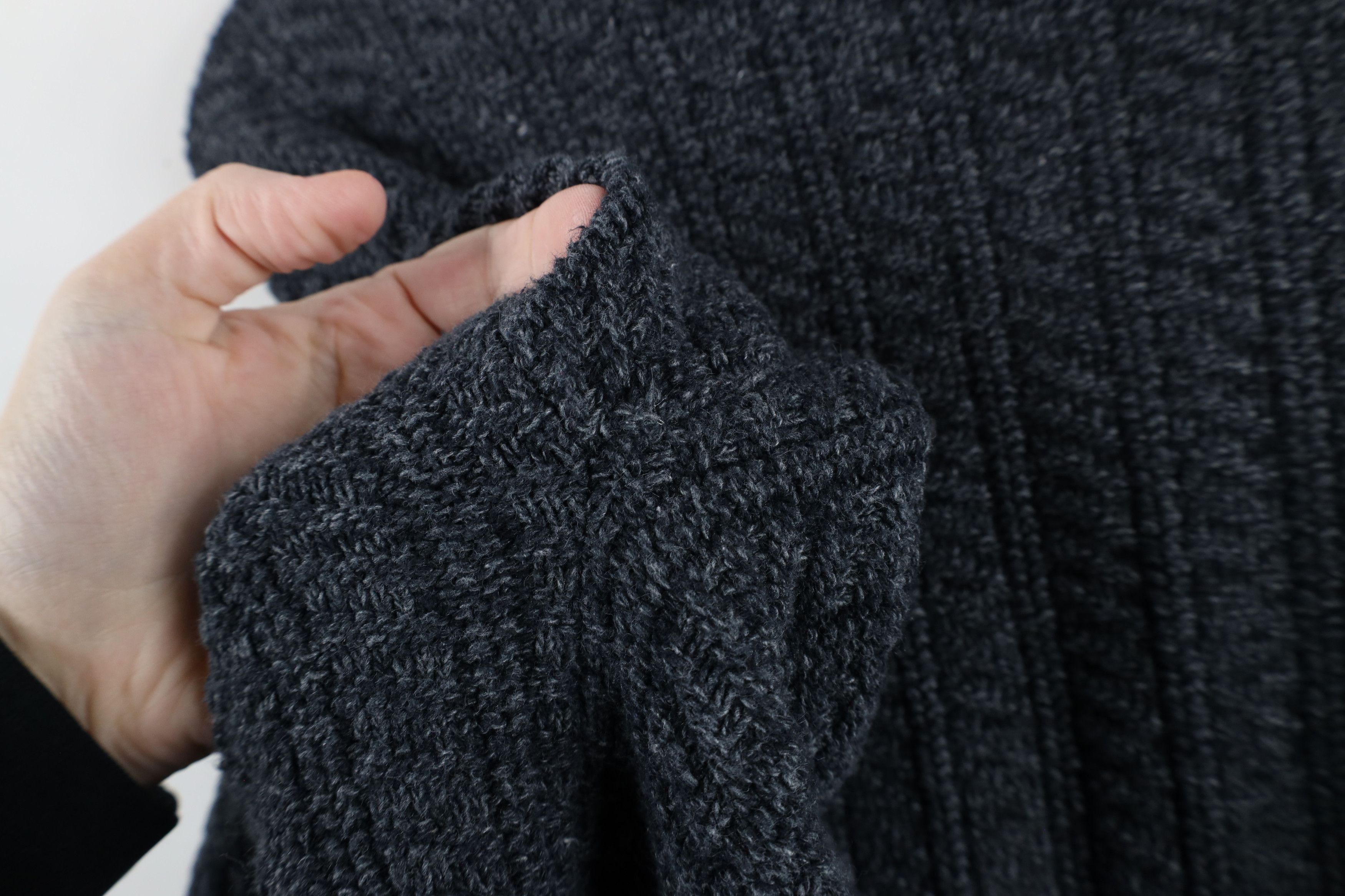 Vintage Vintage 90s Streetwear Textured Knit Cardigan Sweater USA Size US L / EU 52-54 / 3 - 12 Thumbnail