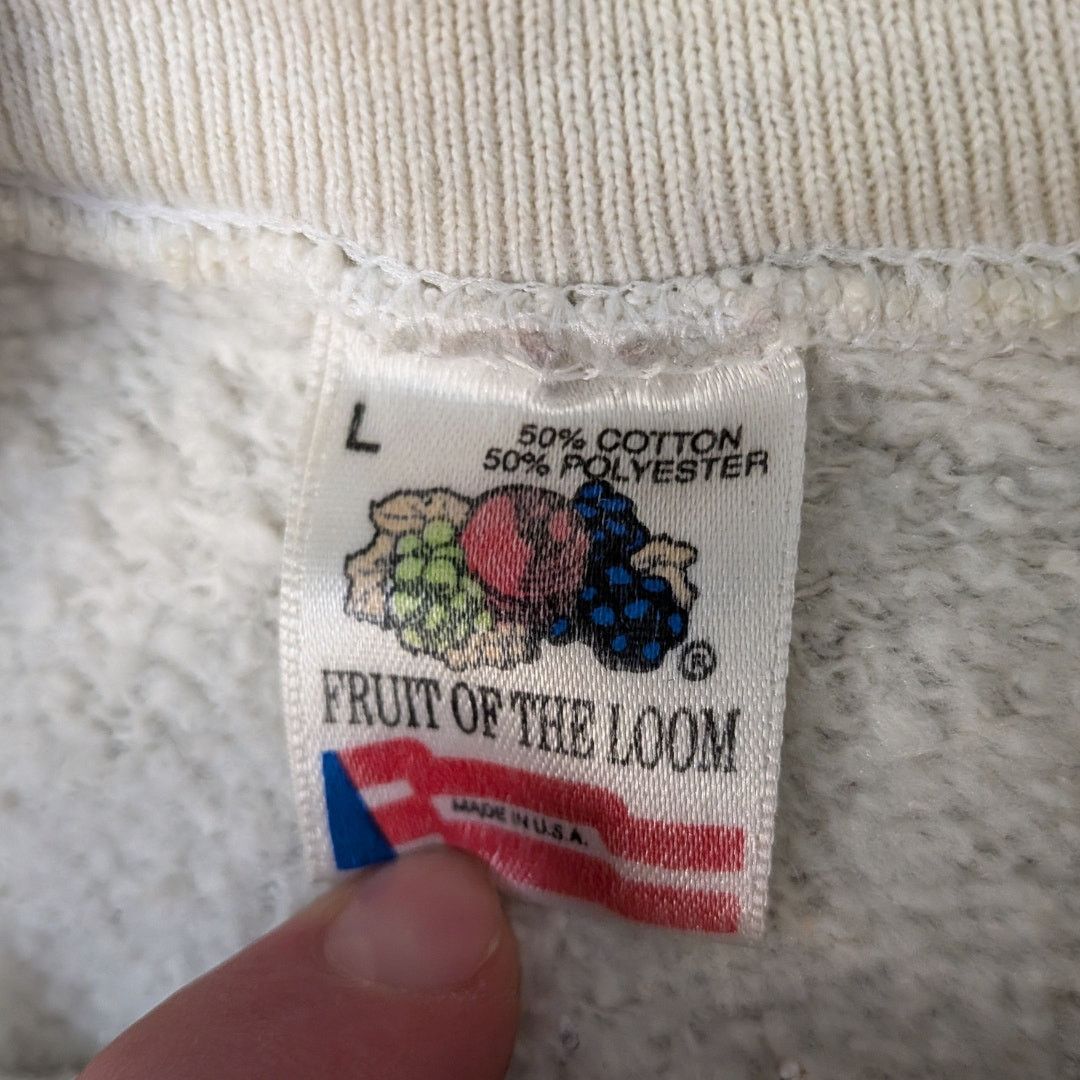 Fruit Of The Loom Vintage Steep Family Crest Crewneck Sweatshirt | Unisex L Size US L / EU 52-54 / 3 - 3 Thumbnail