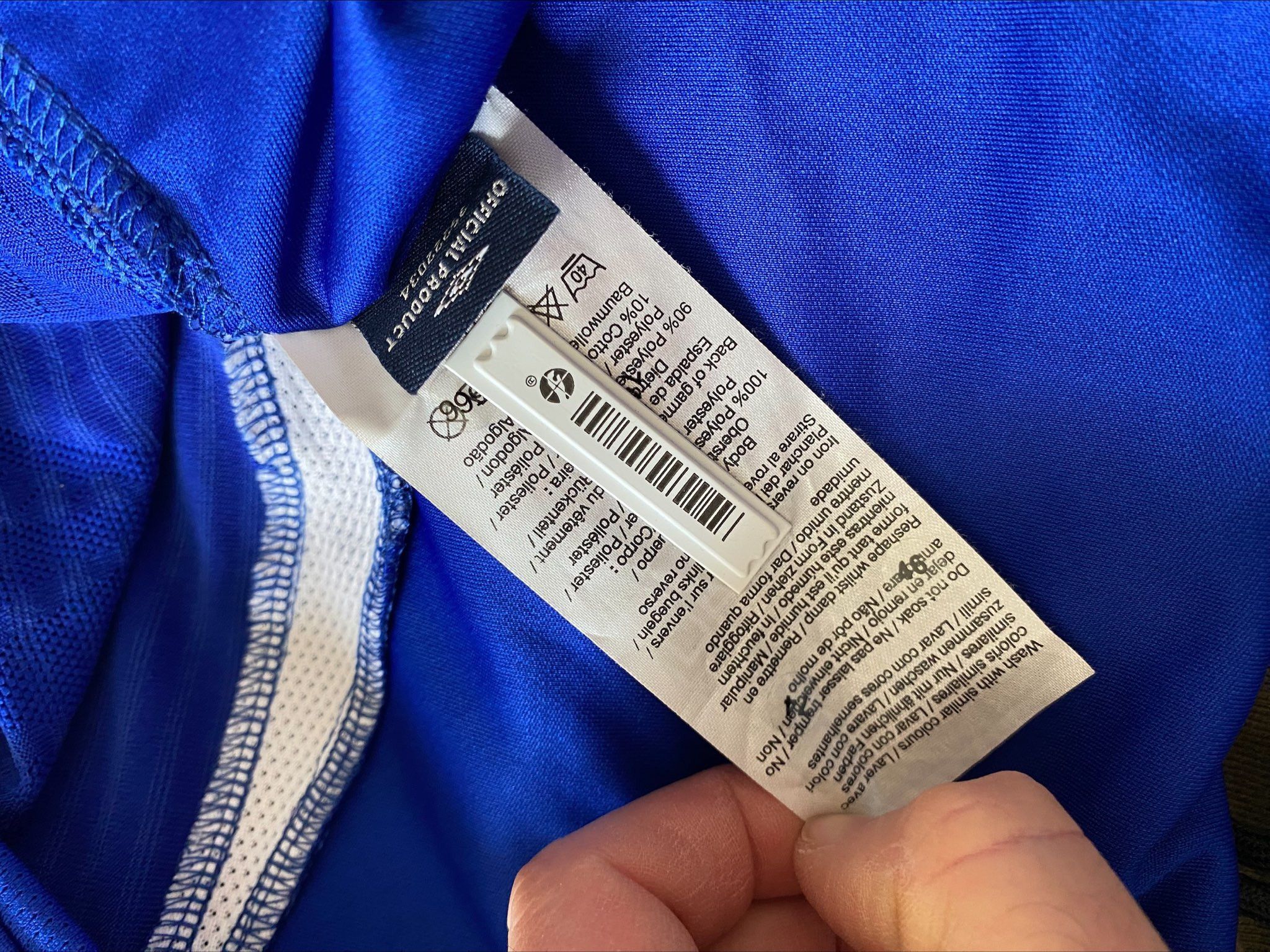 Umbro Vintage Soccer Jersey EVERTON F.C. 2008 - 2009 - Umbro - XX Size US XXL / EU 58 / 5 - 5 Thumbnail
