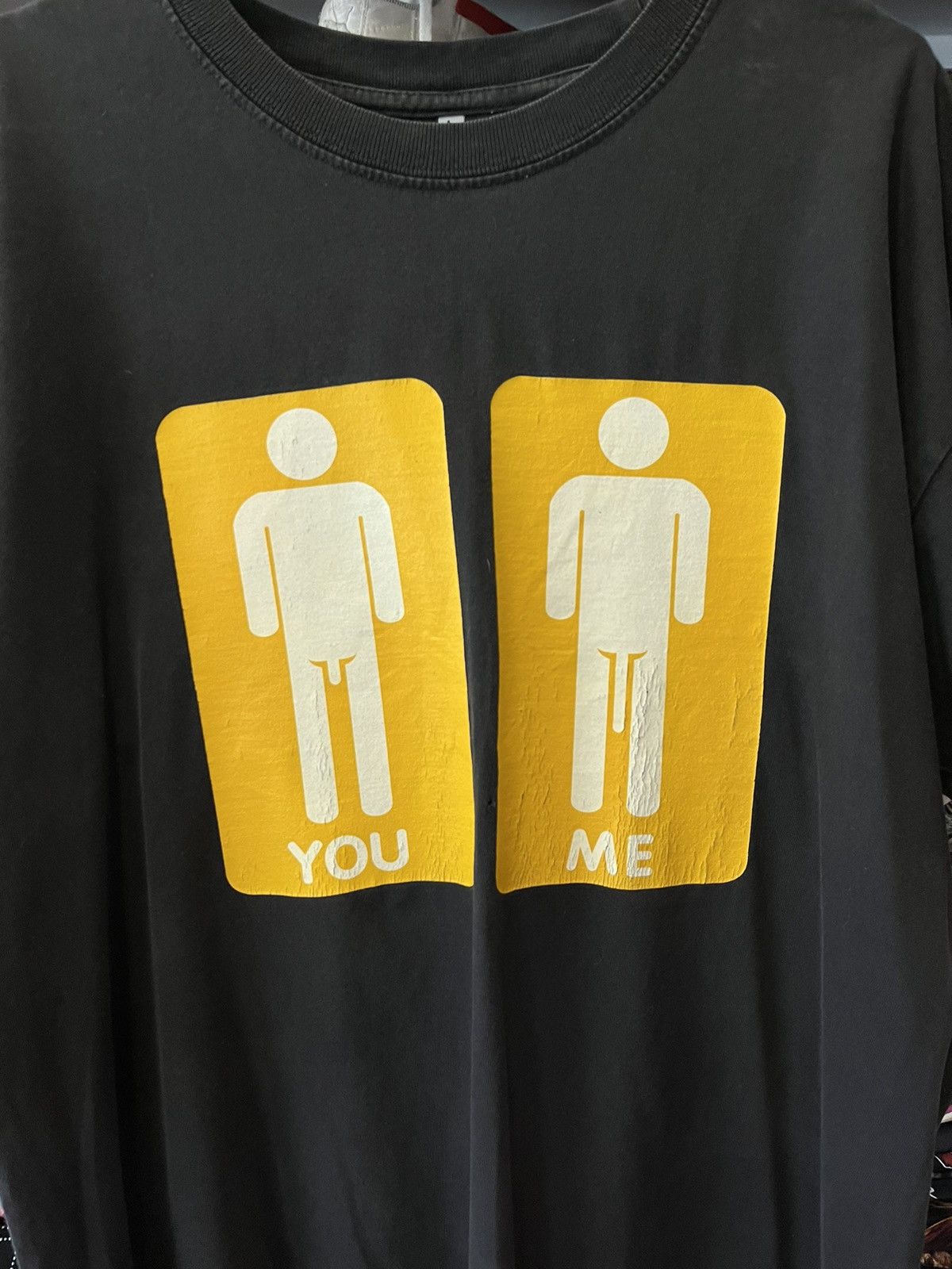 Vintage Vintage humor You Me tee Size US L / EU 52-54 / 3 - 3 Thumbnail
