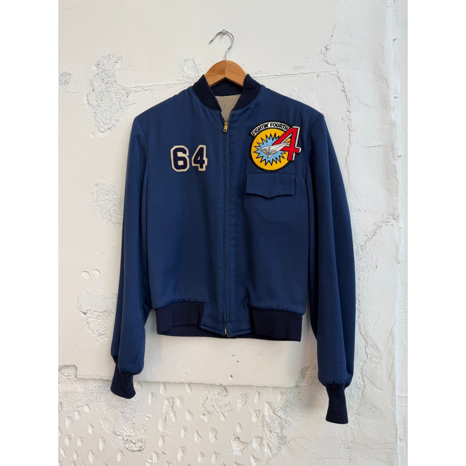 Vintage Authentic US Airforce Fighting 4th 60's Reversible Jacket Size US S / EU 44-46 / 1 - 1 Thumbnail