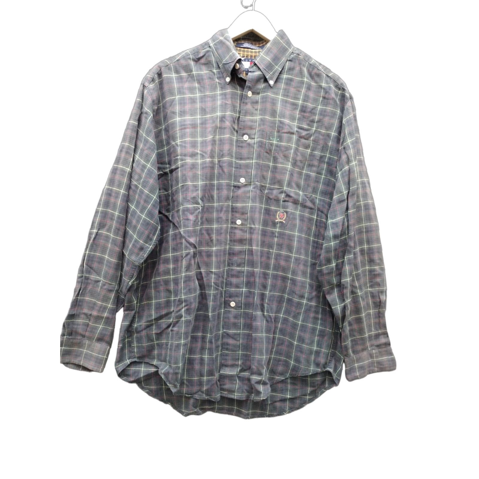 Tommy Hilfiger Tommy Hilfiger Shirt Adult Men S Plaid Multicolor Button-Down Size US S / EU 44-46 / 1 - 1 Thumbnail