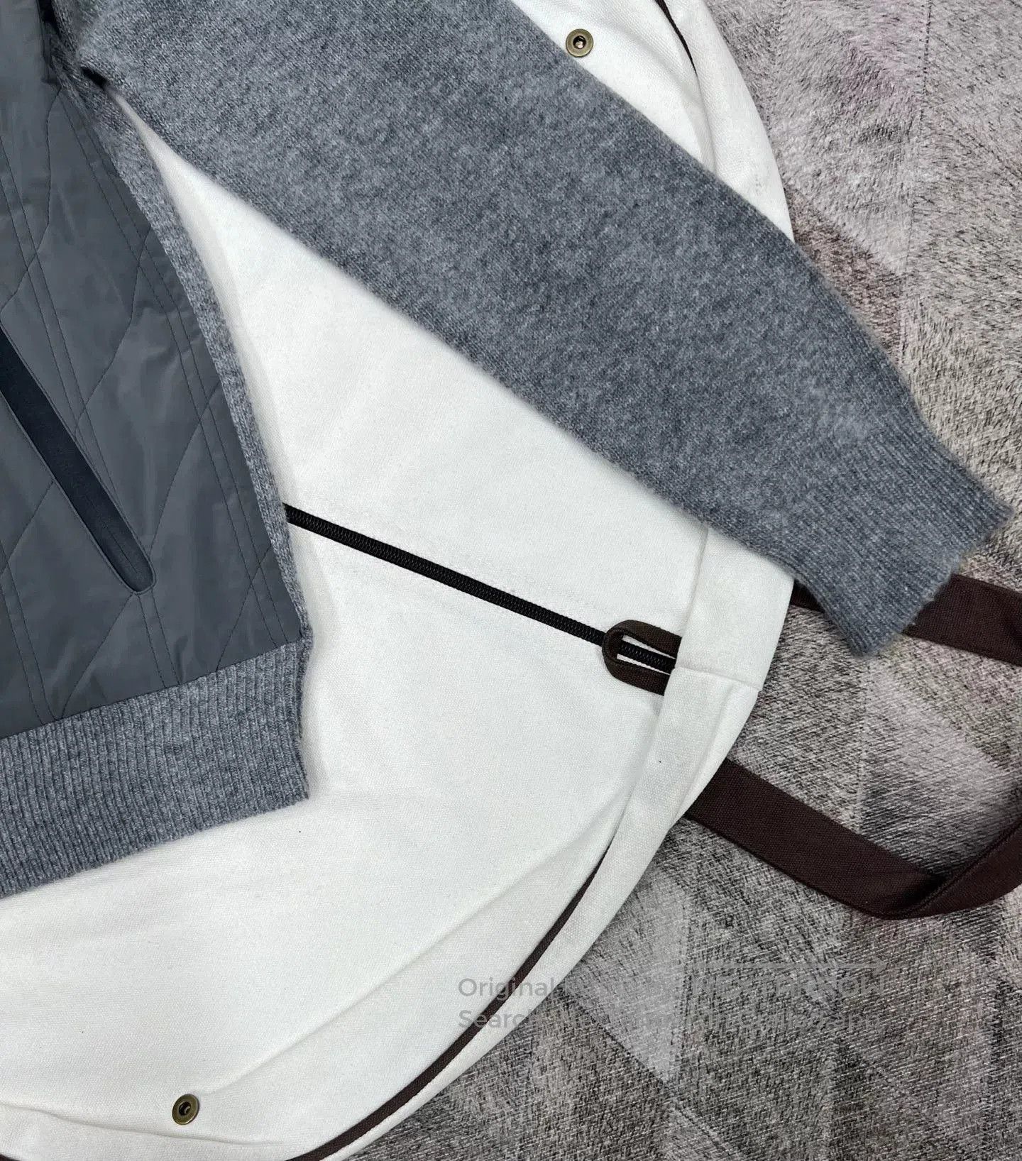 Hermes Hermes Cashmere Paneled Baseball Jacket. Size US S / EU 44-46 / 1 - 3 Thumbnail