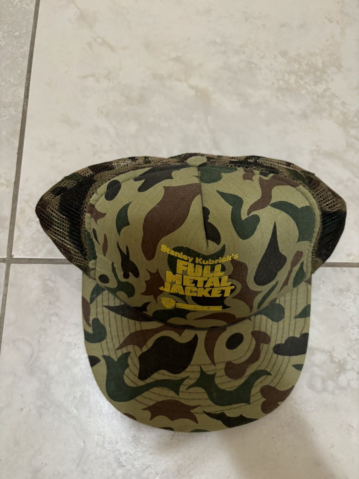 Vintage Rare Vintage 80s Full Metal Jacket Stanley Kubrick Movie Hat Size ONE SIZE - 5 Thumbnail
