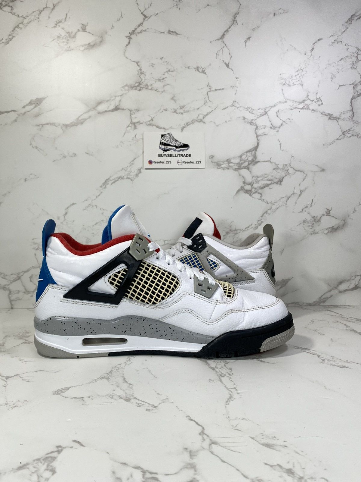 Jordan Brand Air Jordan 4 Retro SE GS 'What The 4' Size US 7 / IT 37 - 3 Thumbnail