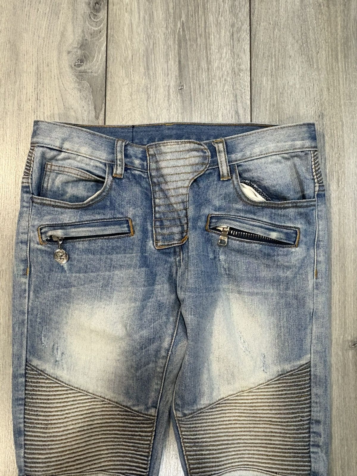 Balmain Balmain SS11 Eagle Coin Denim Size US 30 / EU 46 - 2 Thumbnail