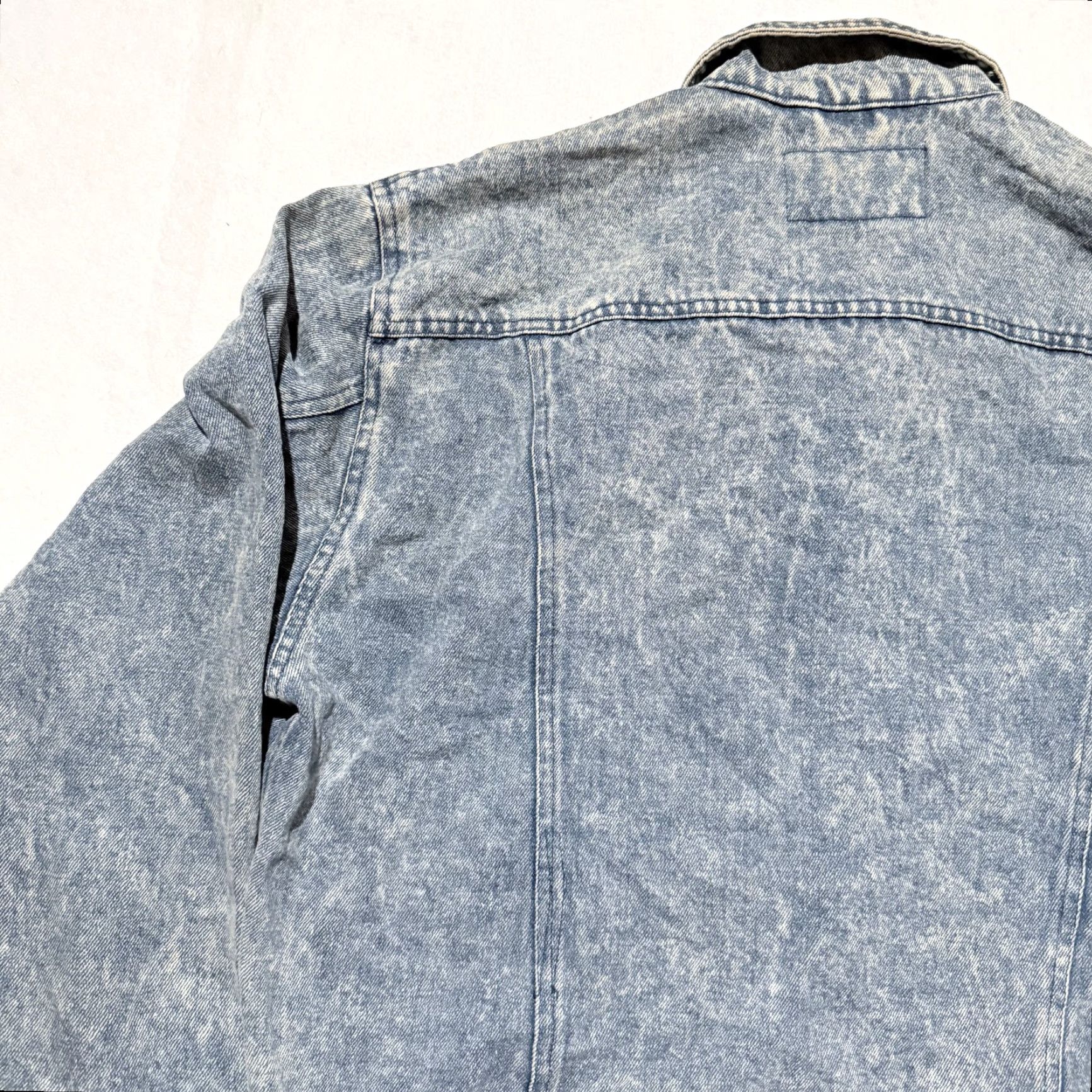 Denime VINTAGE Nuggets Wear Trucker Jacket Blue Acid Wash Denim Oversized Retro Y2K - Medium Mens Jacket Size US M / EU 48-50 / 2 - 5 Thumbnail