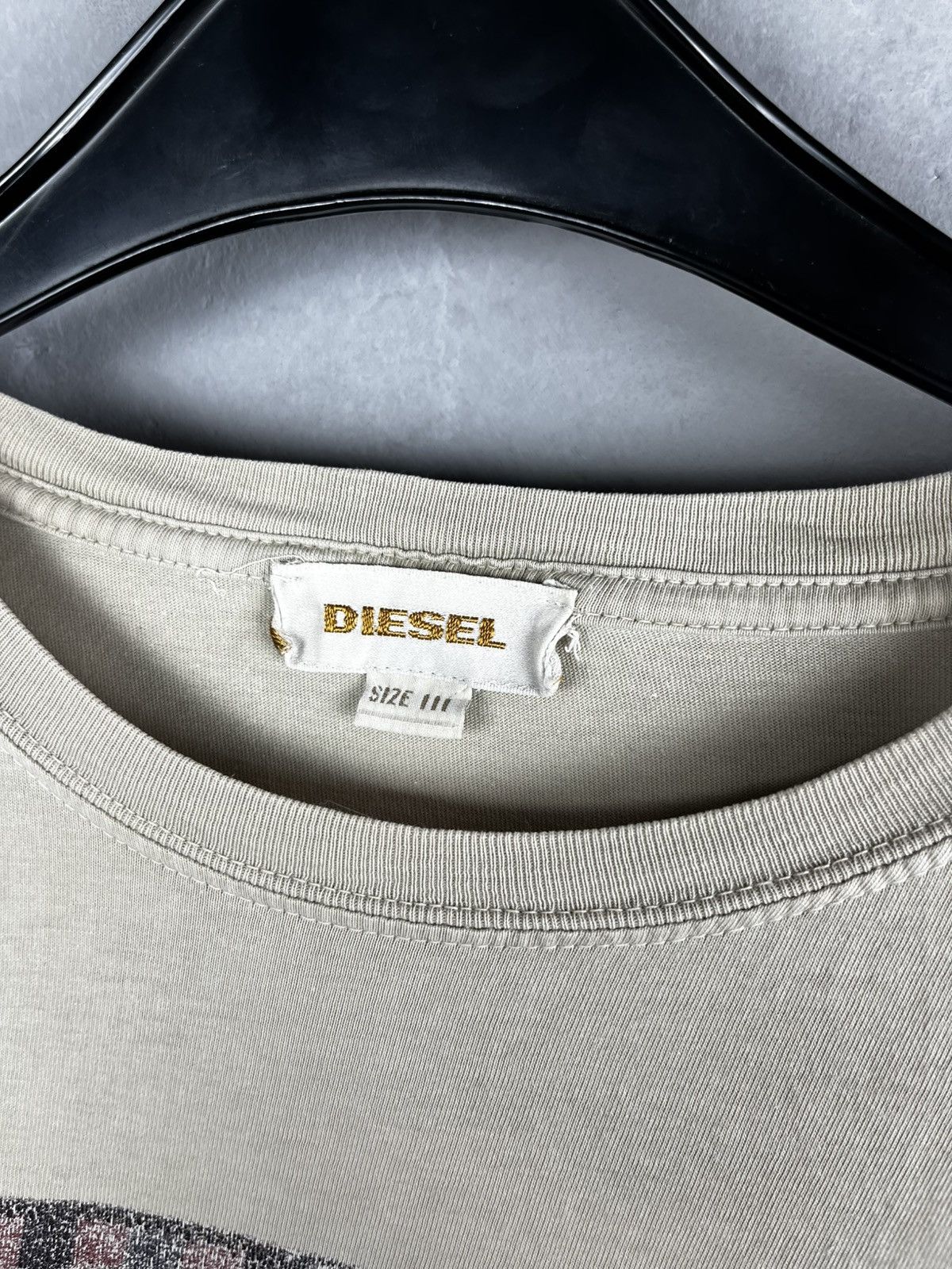 Diesel Diesel big logo t shirt vintage 90s Size US L / EU 52-54 / 3 - 3 Thumbnail