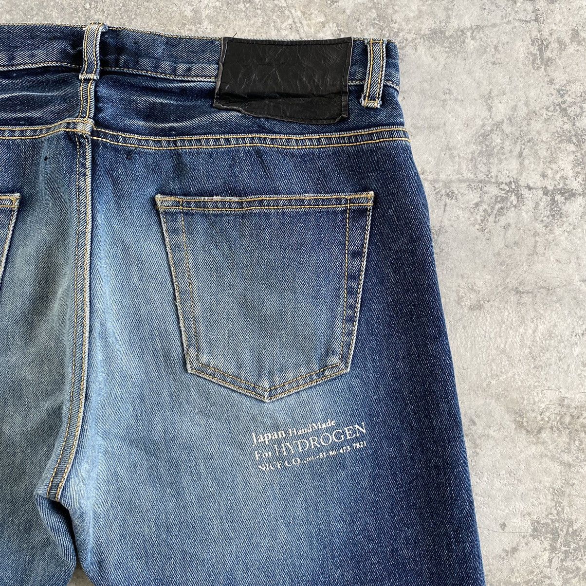 HYDROGEN Hydrogen made In Japan Skull 💀 Goth Denim Jeans Size US 32 / EU 48 - 19 Thumbnail