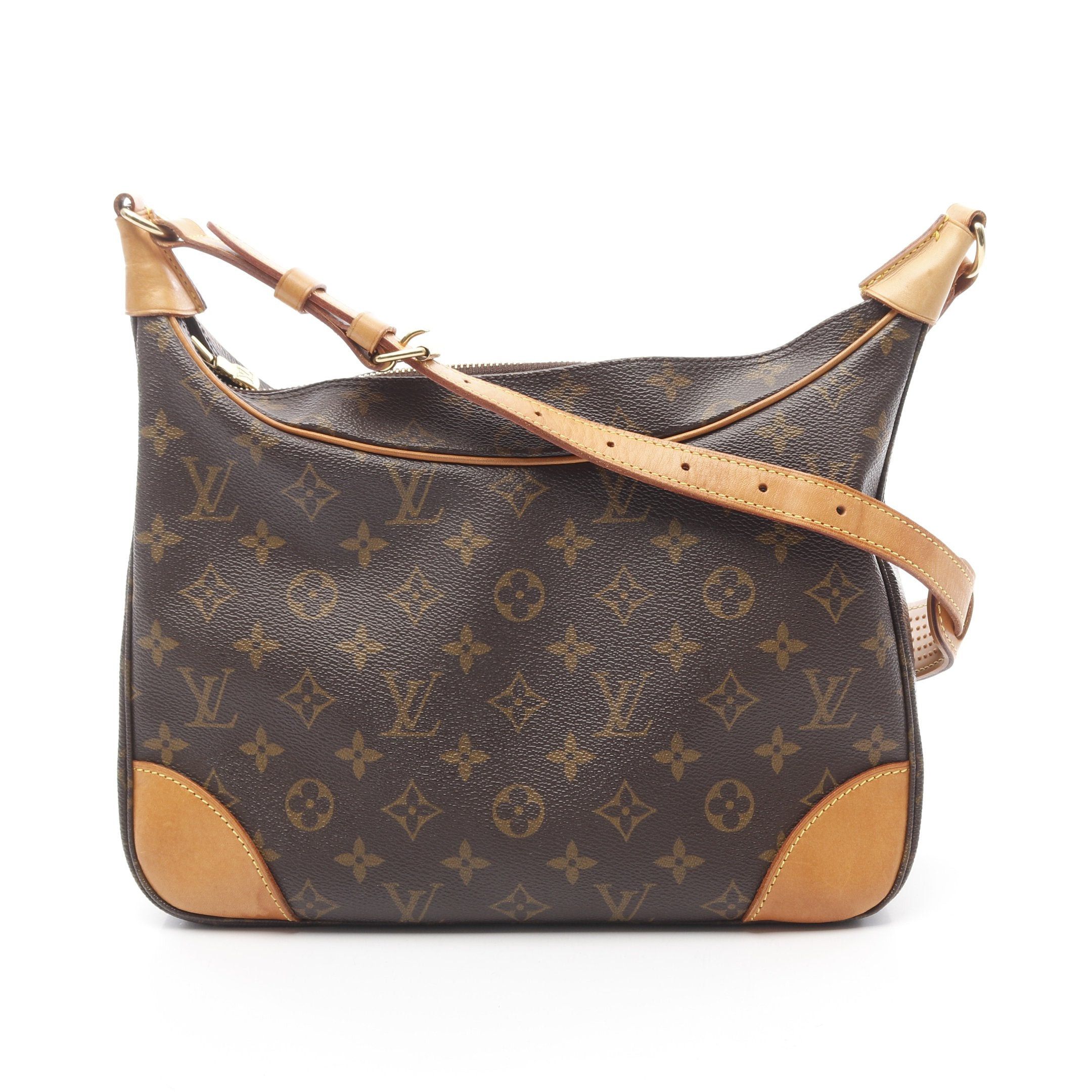 Louis Vuitton Louis Vuitton Boulogne Pm Monogram Shoulder Bag Leather Brown Size ONE SIZE - 1 Thumbnail