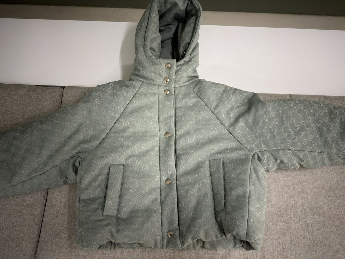 Gucci Gucci GG Canvas Hooded Jacket Mint Green Size US S / EU 44-46 / 1 - 1 Thumbnail