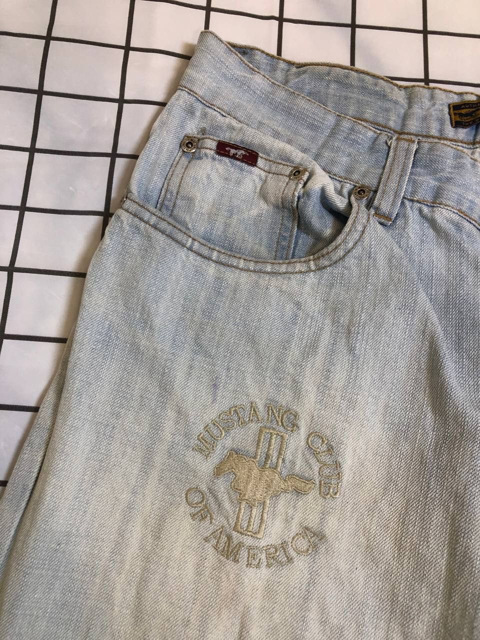 Mustang Vintage MUSTANG Jeans Faded Blue Denim Size US 32 / EU 48 - 3 Thumbnail