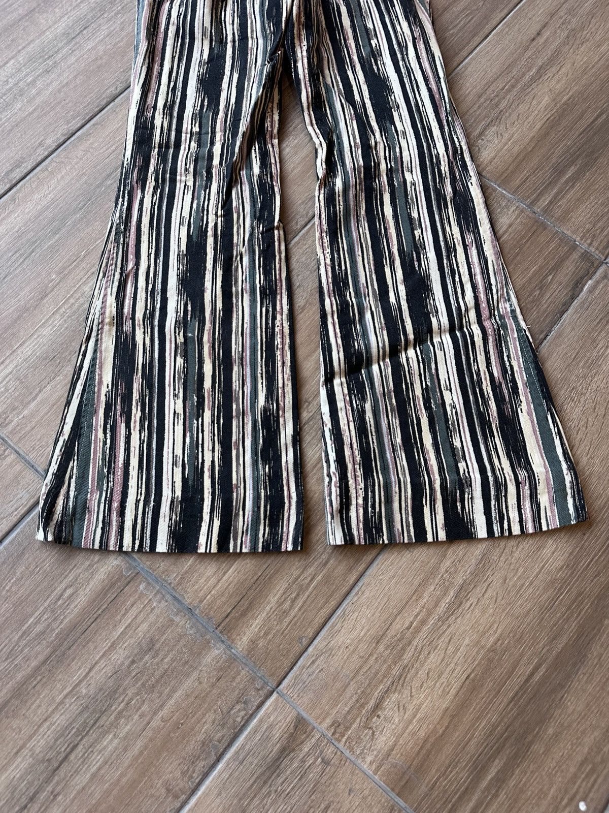 Tornado Mart 2000s Tornado Mart Multicolor Flare Jeans Size 27" / US 4 / IT 40 - 8 Thumbnail