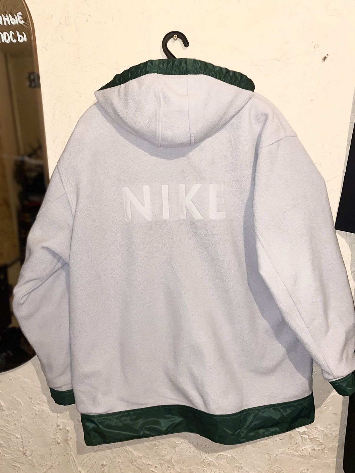 Nike NIKE VINTAGE SWOOSH NYLON FLEECE REVERSIABLE JACKET Bomber Size US L / EU 52-54 / 3 - 1 Thumbnail