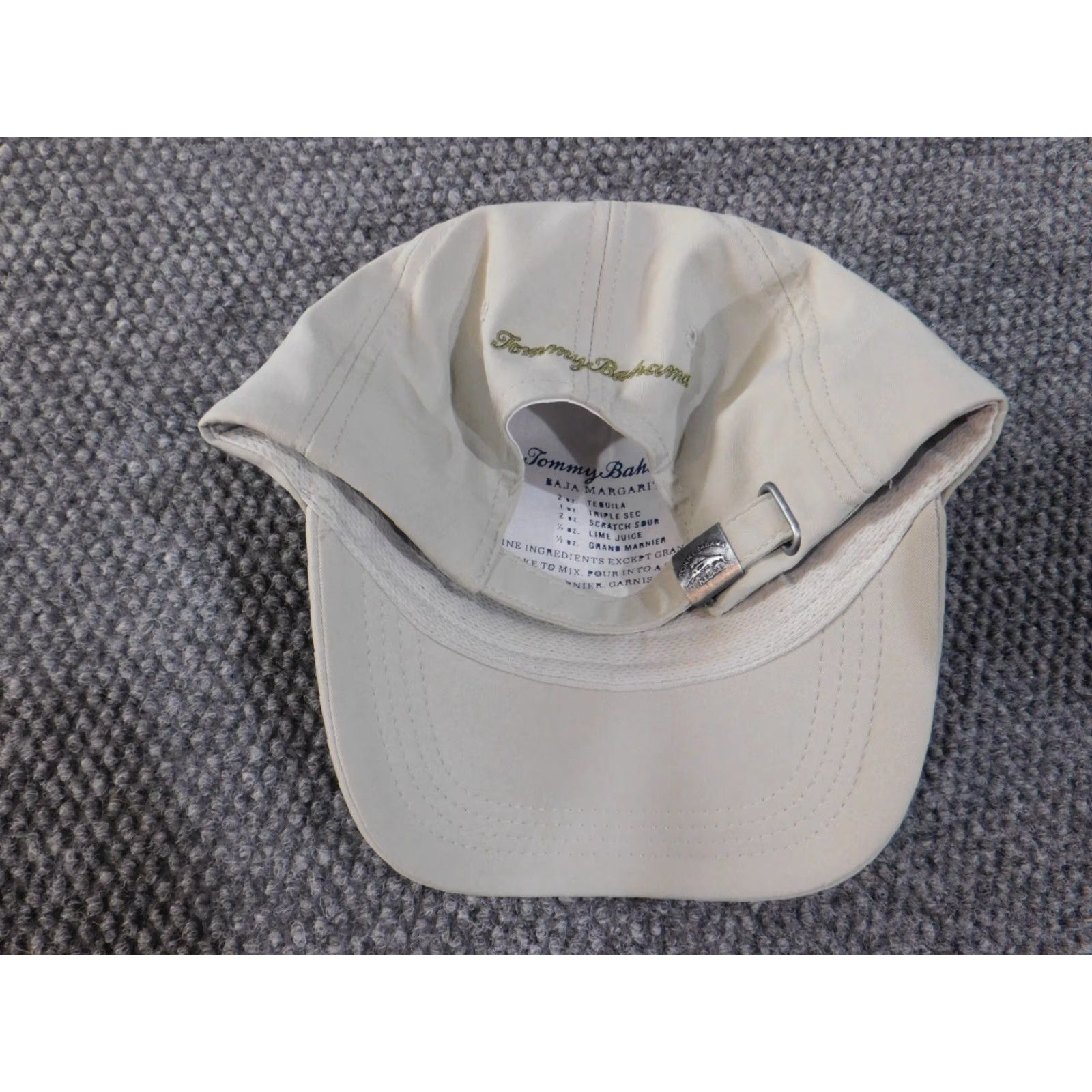Tommy Bahama Tommy Bahama Cap Baseball Hat Men Strapback Gray Pineapple Logo One Size Adjustable Canvas Cotton Polyester Casual Men Size ONE SIZE - 6 Thumbnail