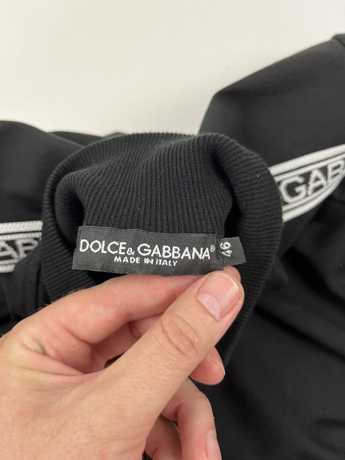 Dolce & Gabbana Zip-Up Cotton Sweatshirt With Multi Logo Bands Size US S / EU 44-46 / 1 - 6 Thumbnail