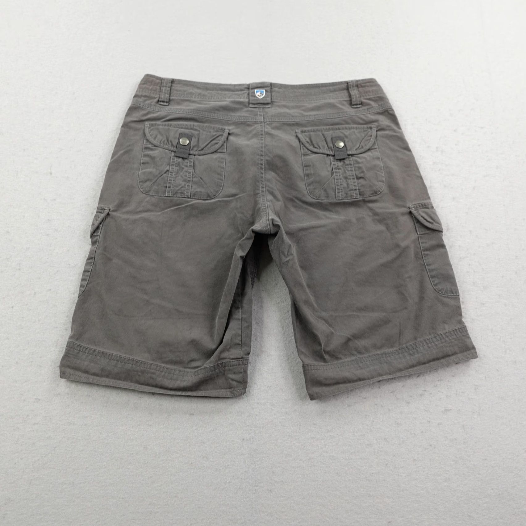 Vintage VINTAGE Kuhl Cargo Shorts Womens 10 Gray Outdoor Hiking Stretch Brief Patina Dye 11" Inseam Womens Size 32" / US 10 / IT 46 - 5 Thumbnail